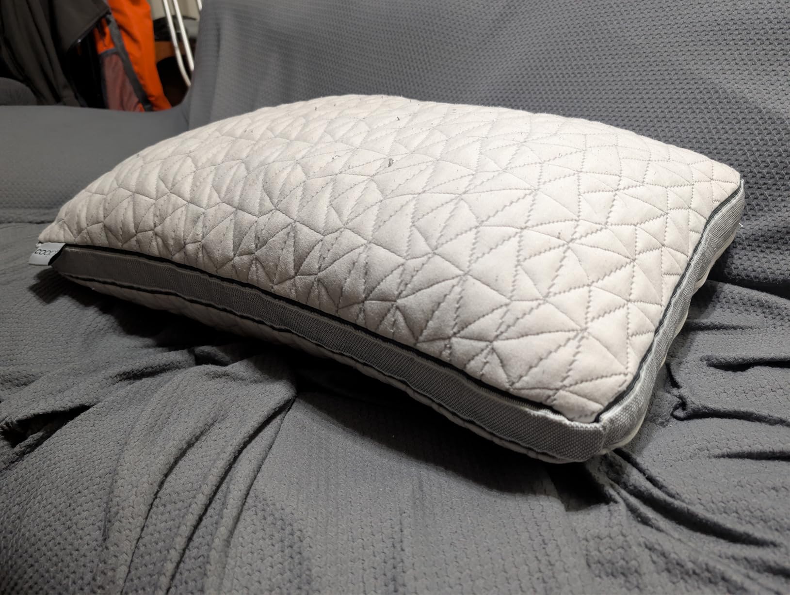 Coop Home Goods Eden Bed Pillow Queen Size for Sleeping on Back, Stomach and Side Sleeper- Medium Soft Memory Foam Cooling Gel - CertiPUR-US/GREENGUARD Gold customer photo 2