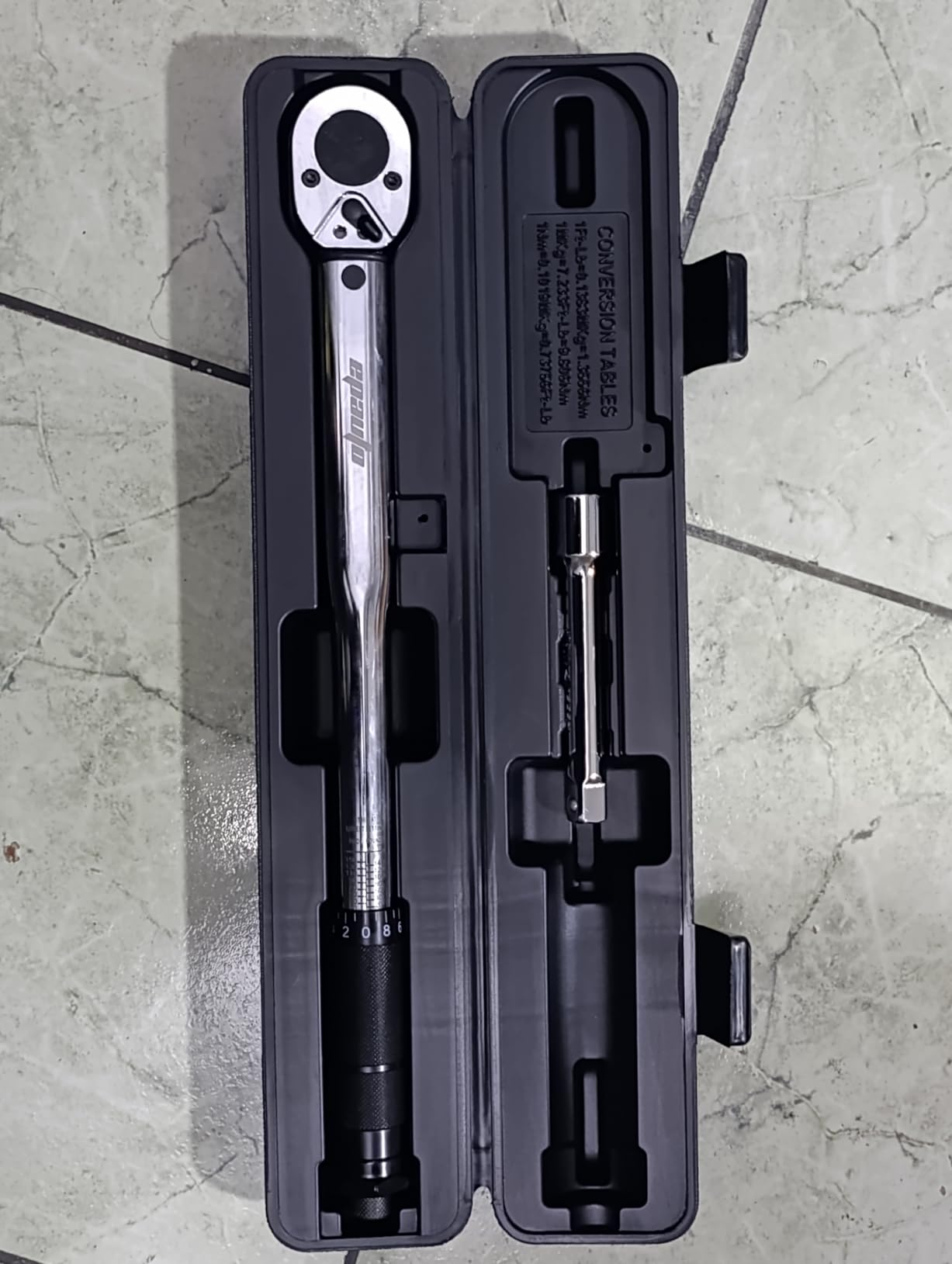 EPAuto 1/2-inch Drive Click Torque Wrench, 10-150 ft/lb, 13.6-203.5 N/m customer photo 1