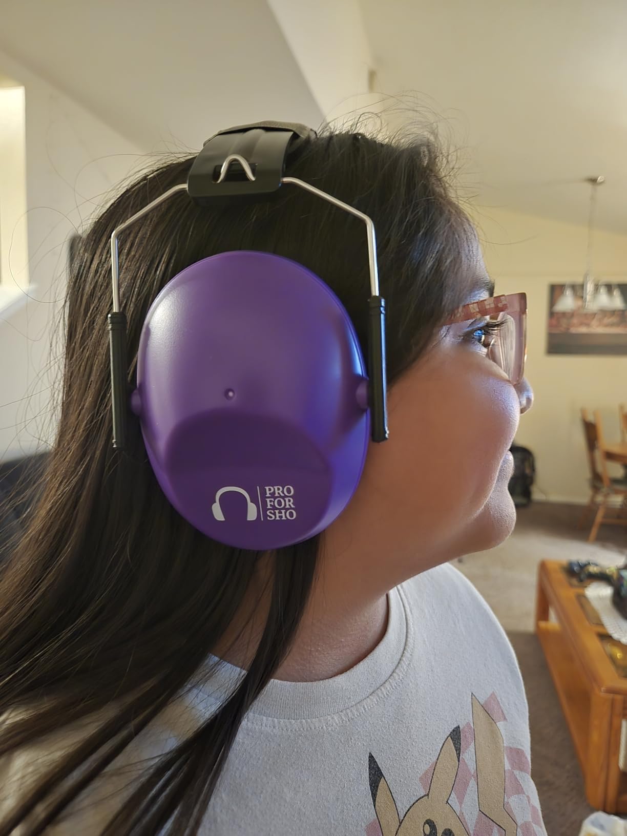 Pro For Sho 34dB NRR Hearing Protection Ear Muffs - Highest NRR Compact Design Ear Protection for Loud Events & Sensory Use customer photo 1