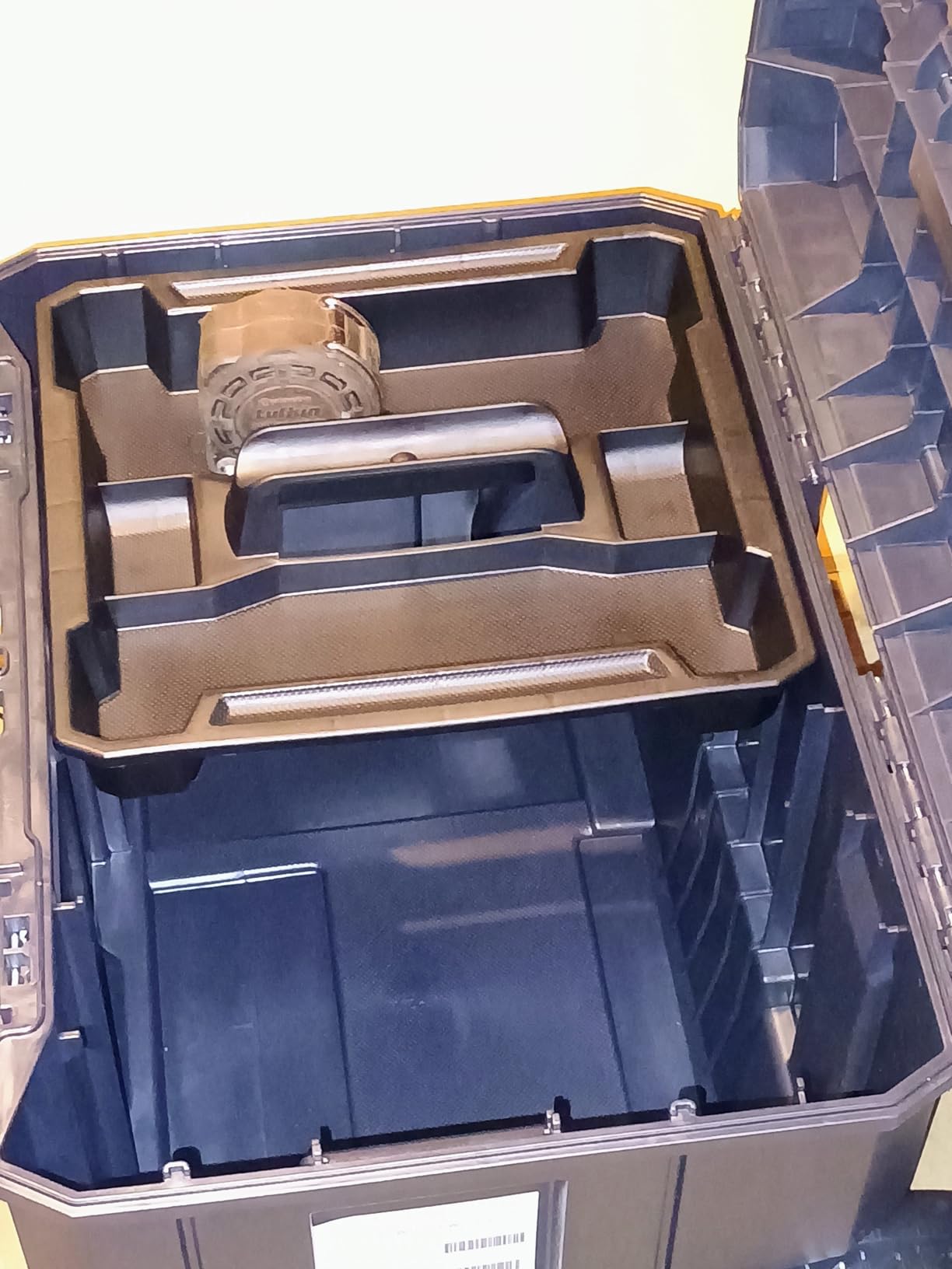 DEWALT Tool Box with Wheels Modular, Large Rolling Tool Box With Telescopic Handle, Portable Carrier Deep Stackable TSTAK Storage (DWST17820) customer photo 1