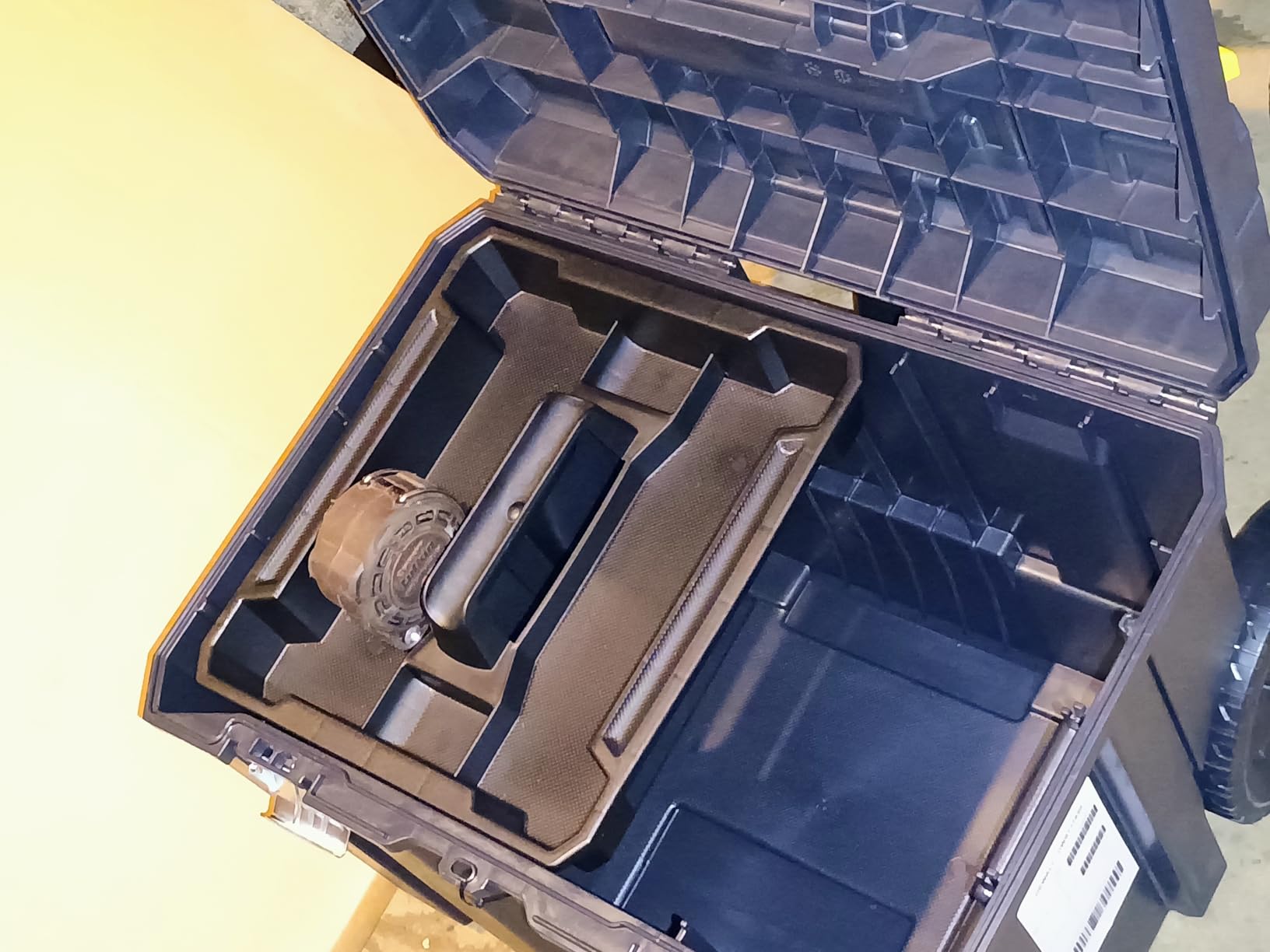DEWALT Tool Box with Wheels Modular, Large Rolling Tool Box With Telescopic Handle, Portable Carrier Deep Stackable TSTAK Storage (DWST17820) customer photo 2