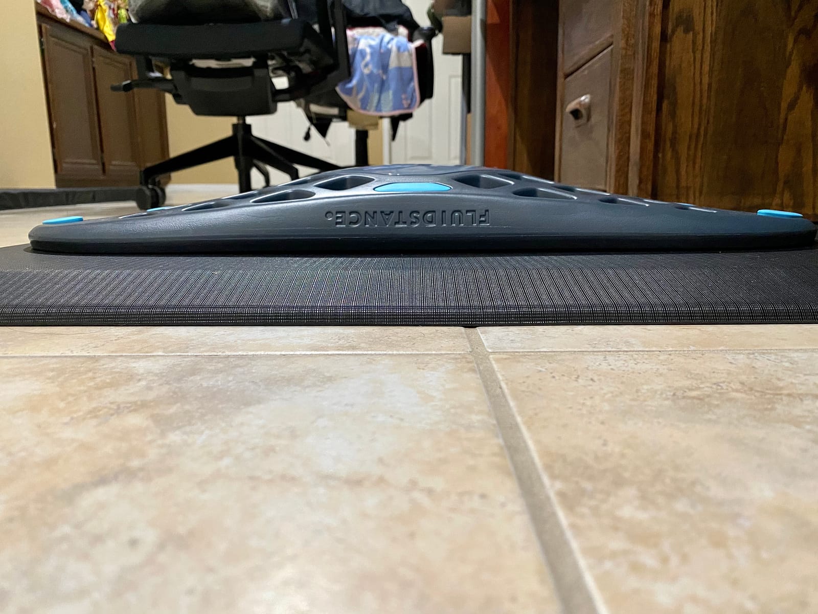 FluidStance Adult Balance Board for Standing Desk - Anti Fatigue USA Made 360 Degree Rocker Wobble Board as Exercise Equipment to Increase Focus & Movement customer photo 2
