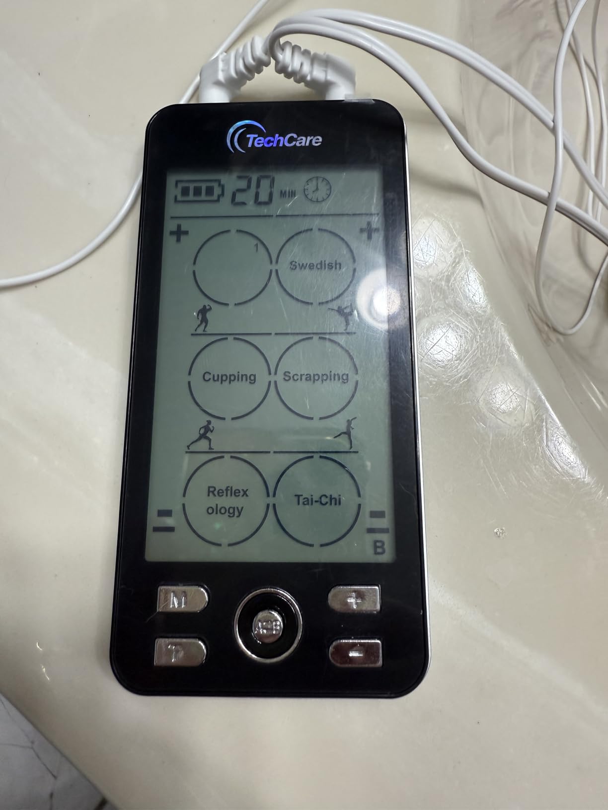 Rechargeable TENS EMS Muscle Stimulator, Dual Channel Electric Pulse Massager for Back & Neck Muscle Recovery and Pain Relief customer photo 2