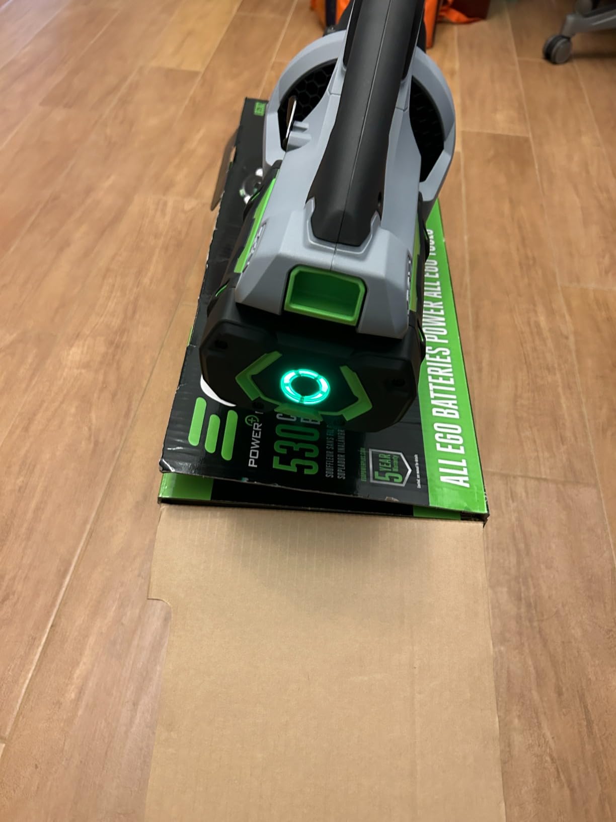 EGO POWER+ Cordless Electric Leaf Blower, 530 CFM, With Battery - LB5302 customer photo 1