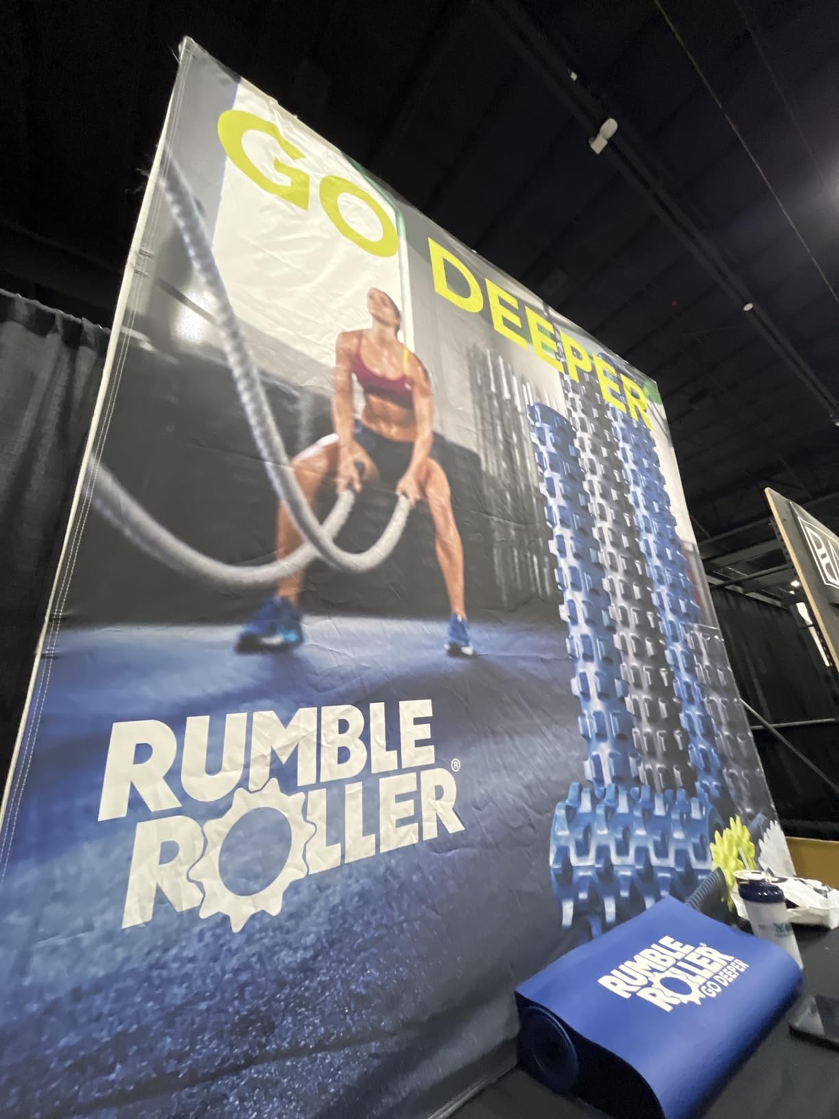 RumbleRoller Original Foam Roller Deep Tissue Massage Roller for Muscle Recovery (Midsize 22-Inch) customer photo 2