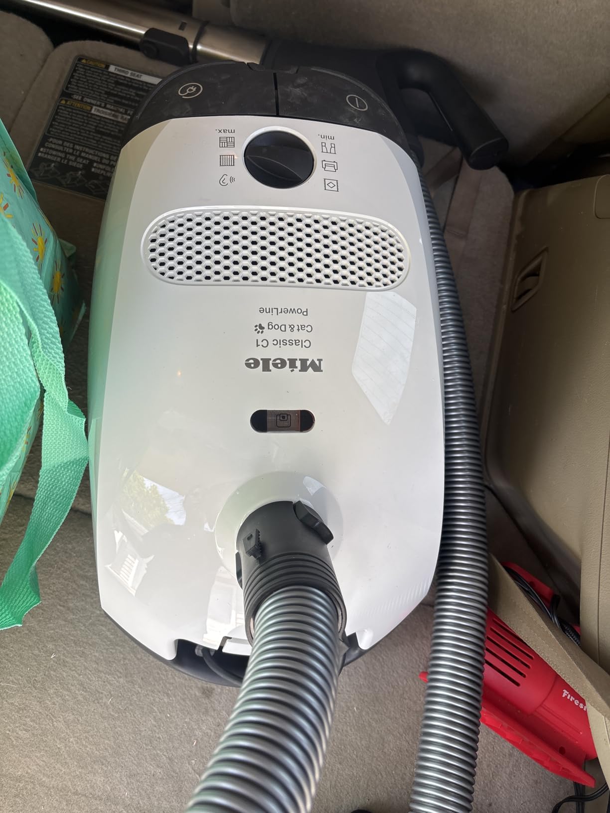 Miele Classic C1 Cat & Dog Bagged Canister Vacuum, Lotus White - Pet Hair, Portable customer photo 1