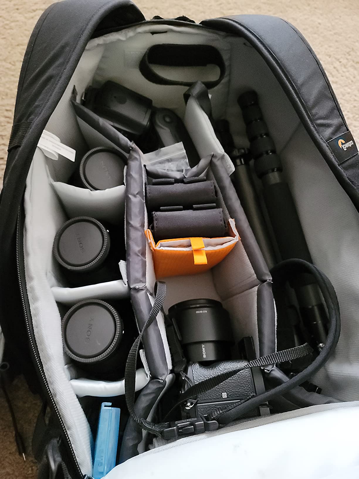 Lowepro LP37131, Flipside 500 AW II Camera Backpack, Fits Mirrorless, Compact Drone, DSLR with Lens, Extra Lenses, Black customer photo 1