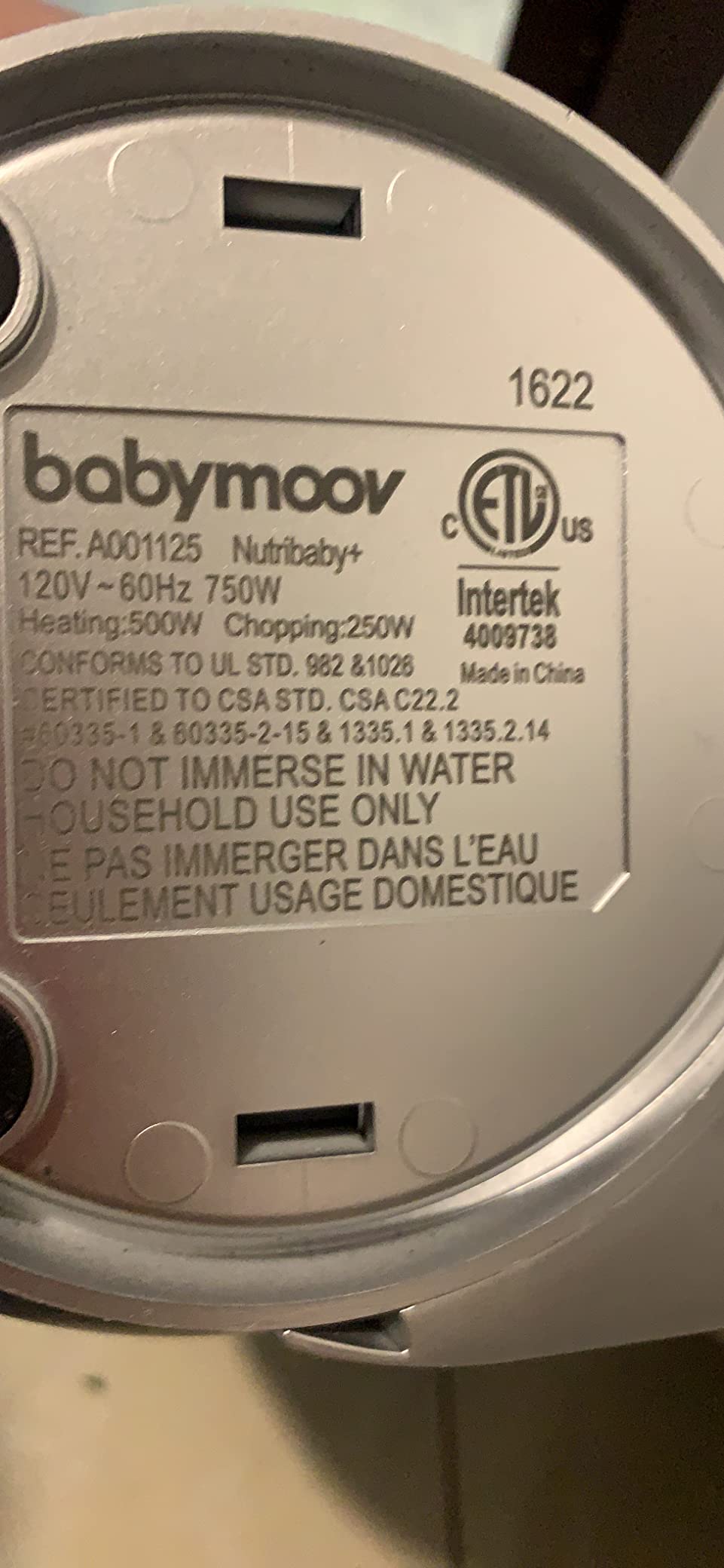 Babymoov Duo Meal Station Grey: Multi-Speed Baby Food Maker Steamer and Puree Blender, Baby Food Processor that warms & defrosts (Nutritionist Approved) customer photo 1