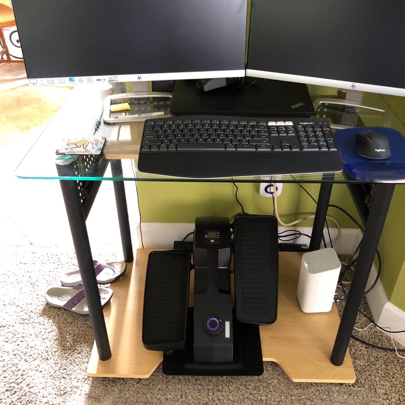 Cubii JR1, Under Desk Elliptical, Under Desk Bike Pedal Exerciser, Seated Elliptical, Work from Home Fitness, Mini Elliptical Machines for Home Use customer photo 2