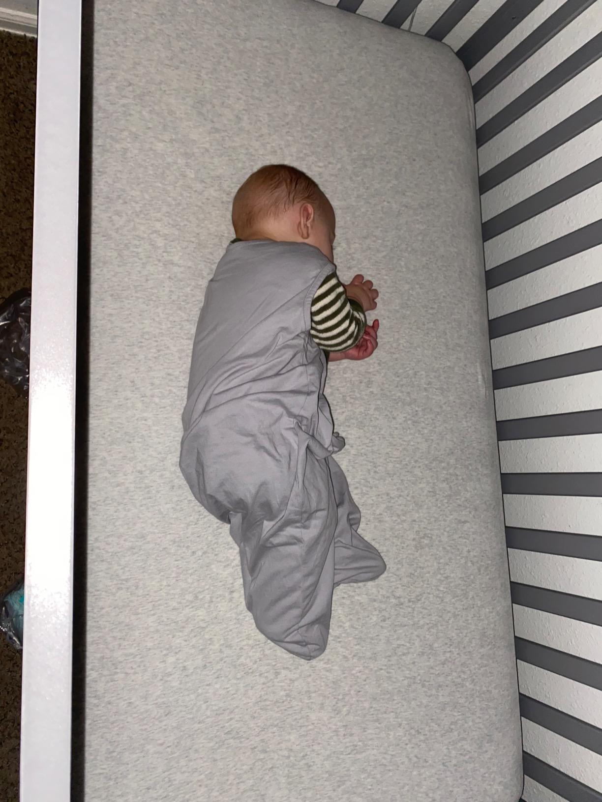 Sealy Baby Flex Cool 2 Stage Crib Mattress and Toddler Bed Mattress, Breathable Hybrid Coil Design, Waterproof Cotton Surface, GREENGUARD GOLD Certified, Standard 52x28 Size customer photo 1
