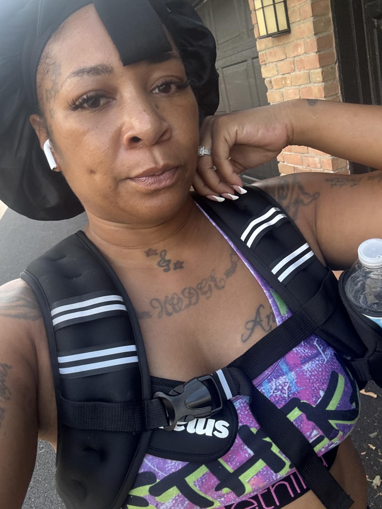 ZELUS Weighted Vest, 6lb/8lb/12lb/16lb/20lb/25lb/30lb Weight Vest with Reflective Stripe for Workout, Strength Training, Running, Fitness, Muscle Building, Weight Loss, Weightlifting customer photo 1