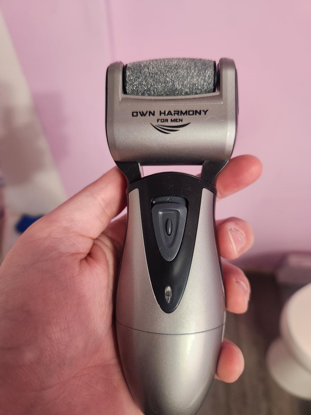 Electric Callus Remover: Rechargeable Electronic Foot File CR900 by Own Harmony(Tested Most Powerful) Best Pedicure Tools w 3 Rollers Professional Pedi Feet Care Sander for Cracked Heels and Hard Skin customer photo 2