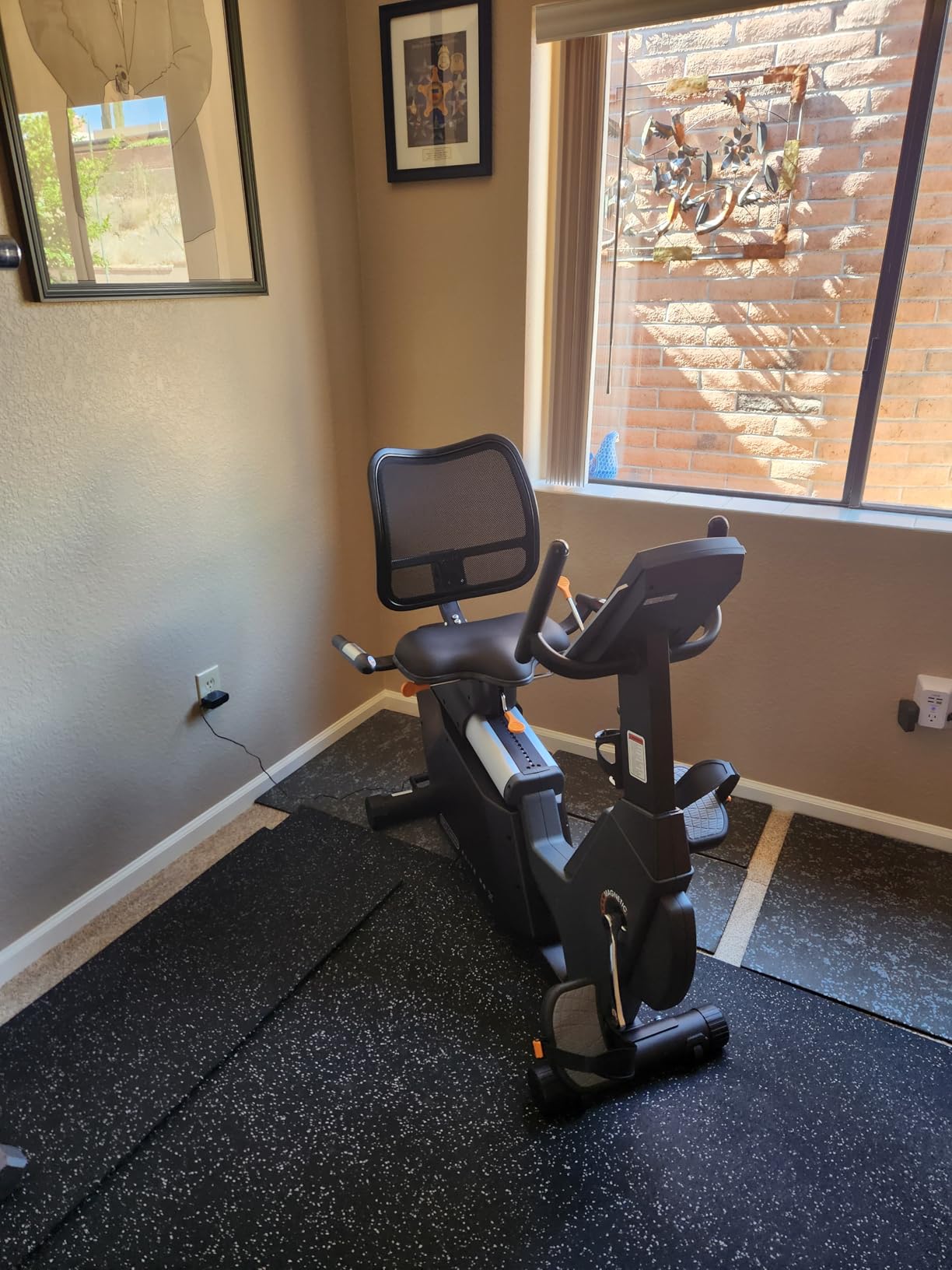 Elite RB X Recumbent Exercise Bike - FreeSync FTMS Bluetooth Smart App Connectivity - Compact 49