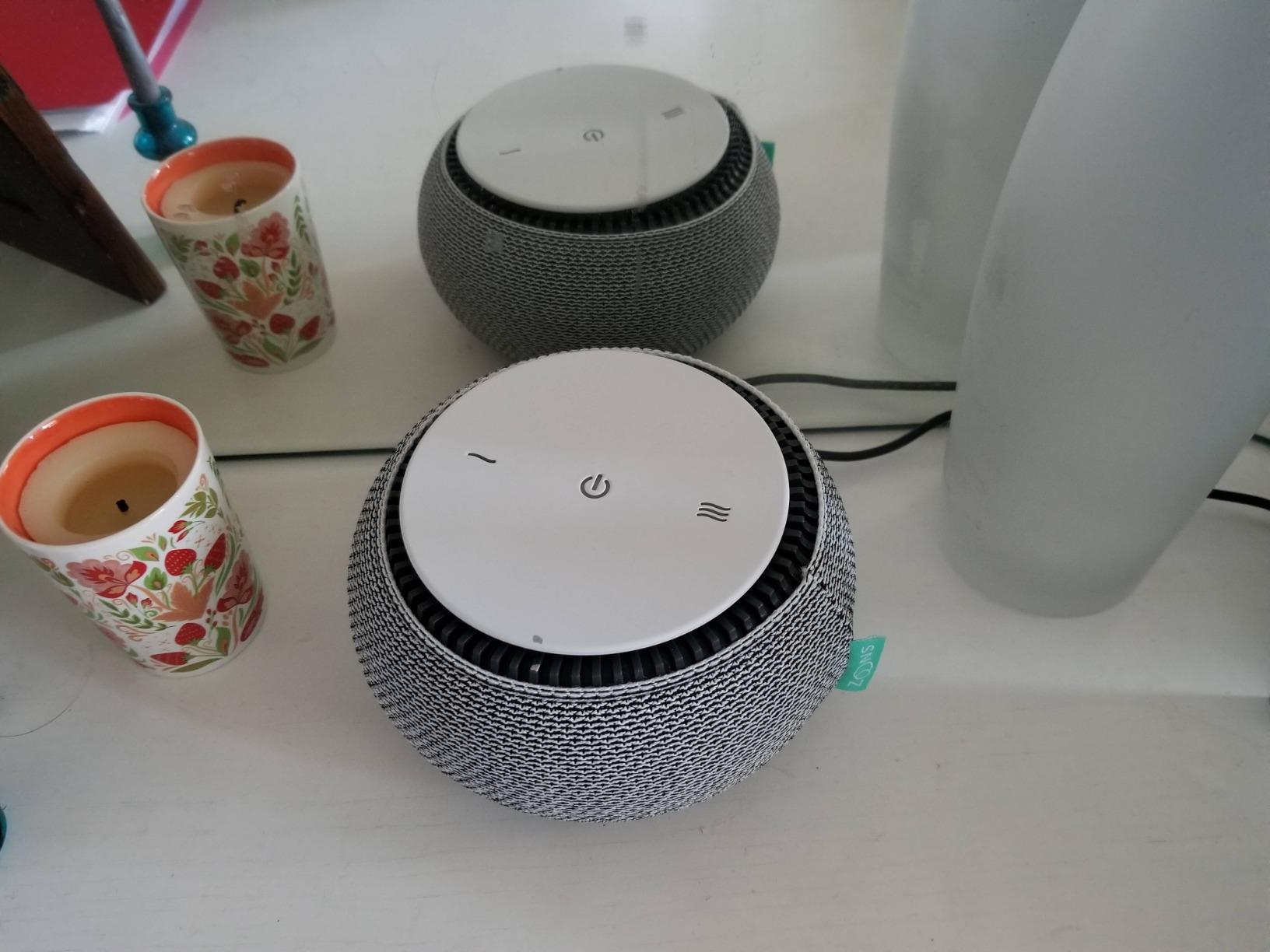 SNOOZ Smart White Noise Machine - Real Fan Inside for Non-Looping Sound, Portable Sleep Aid for Adults, Dogs, Travel, Home, Bedroom, Sleeping, Office Privacy, Therapy, & Baby Registry Essential- Cloud customer photo 1