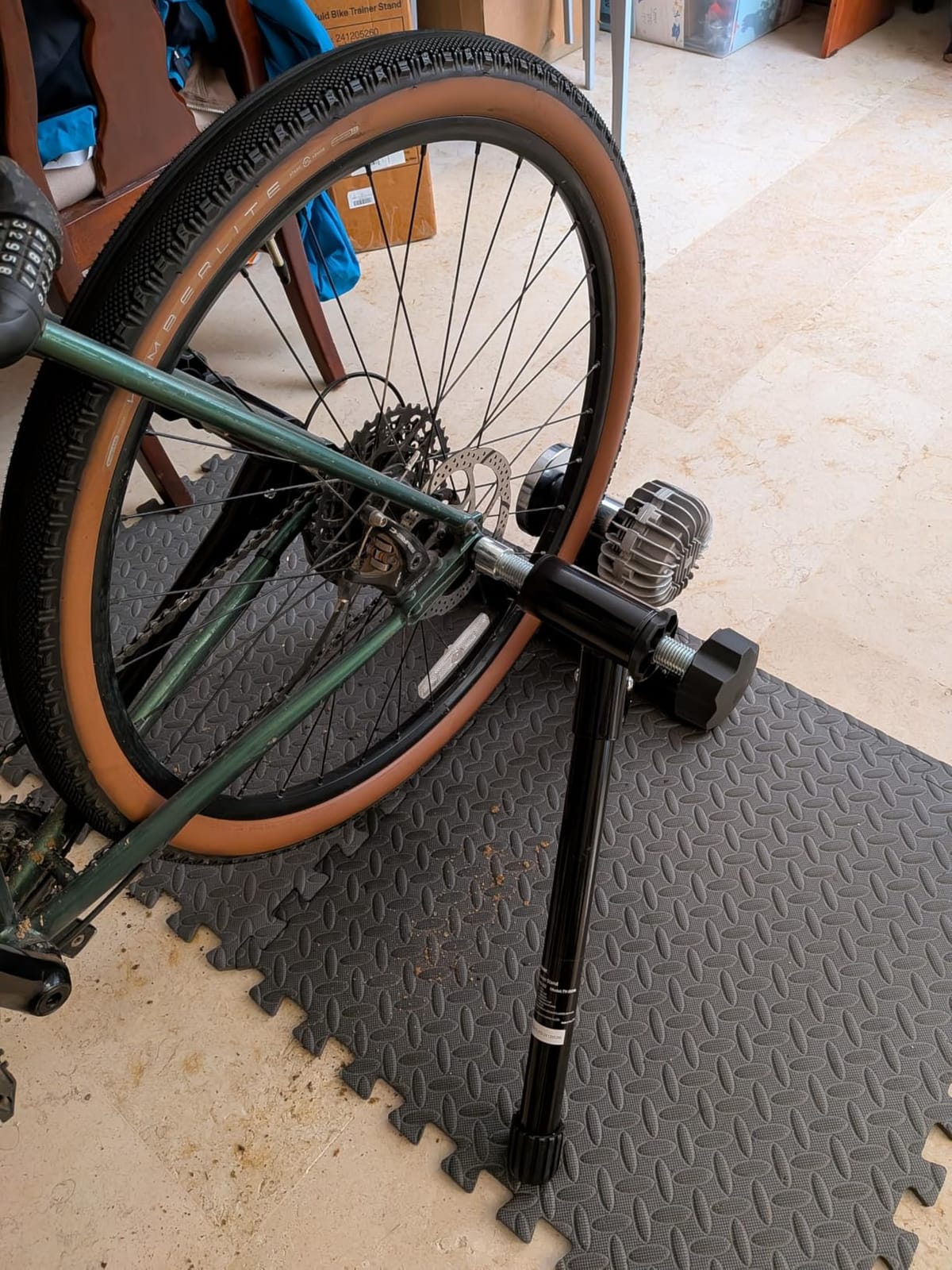 Sportneer Bike Trainer - Fluid Stationary Bike Stand for 26-29