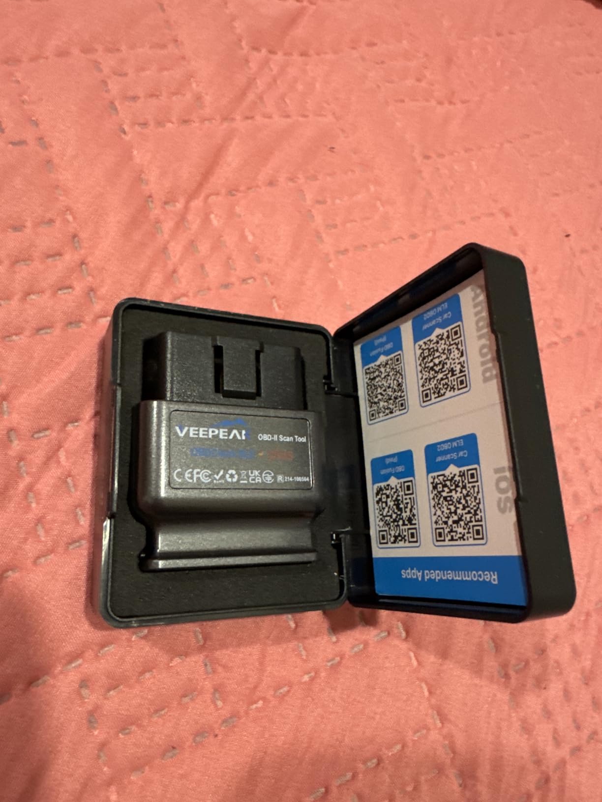 Veepeak OBDCheck BLE+ Bluetooth OBD II Scanner for iOS & Android, Car Check Engine Code Reader Wireless OBD Diagnostic Scan Tool customer photo 1