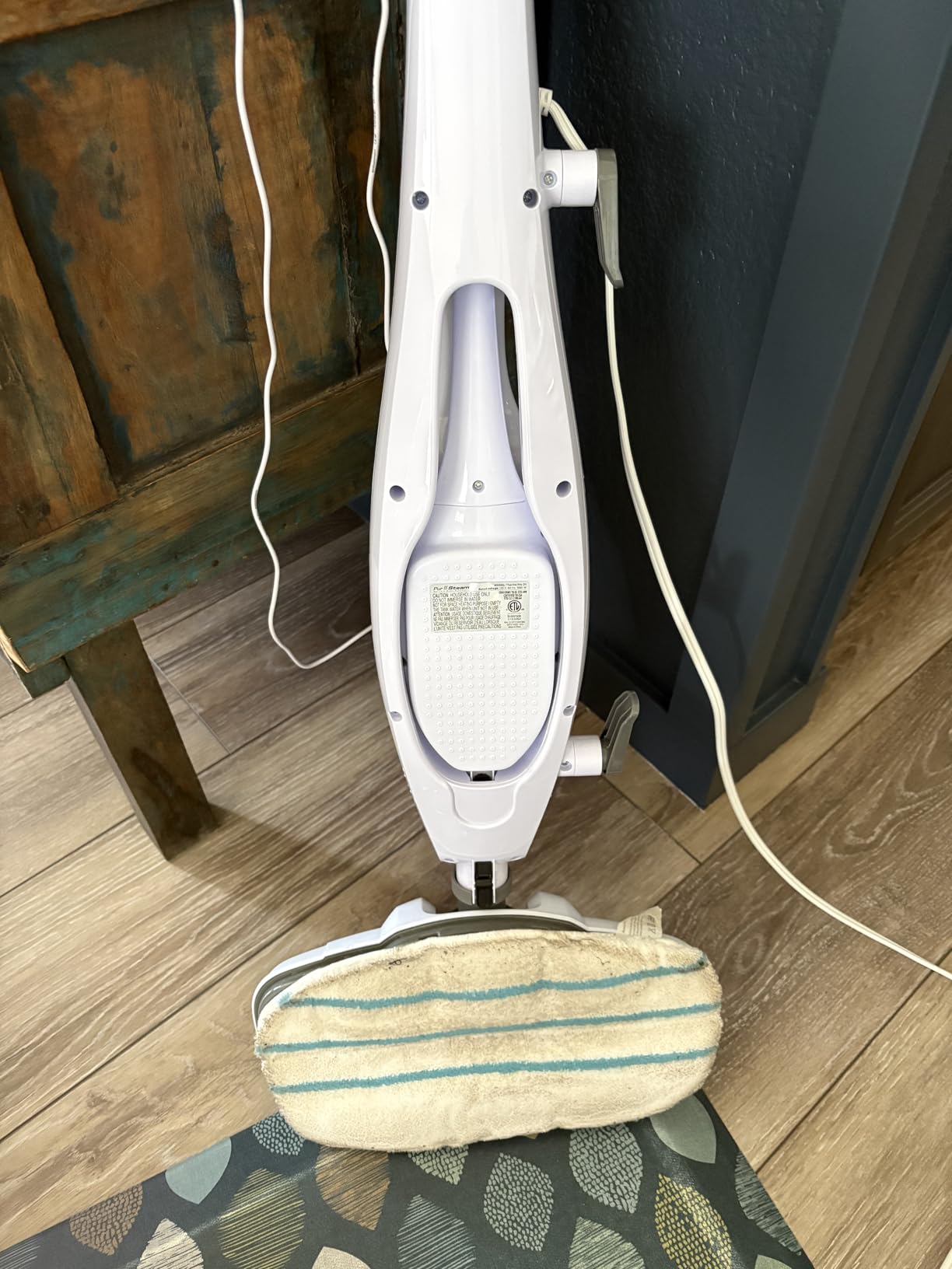 PurSteam 10-in-1 Steam Mop, Floor Steamer with Detachable Handheld Steam Cleaner for Tile, Hardwood Floors | Steam Mop with 10 Accessories | Detachable Steam Cleaner for Hard Floors, Stone, Hardwood, Tile | Washable Dirt Grip Pads customer photo 1