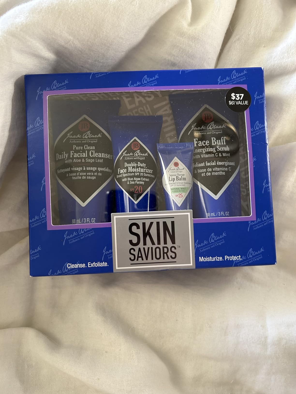 Jack Black Men's Skincare Kit, Men's Gift Set, Travel-Ready customer photo 2