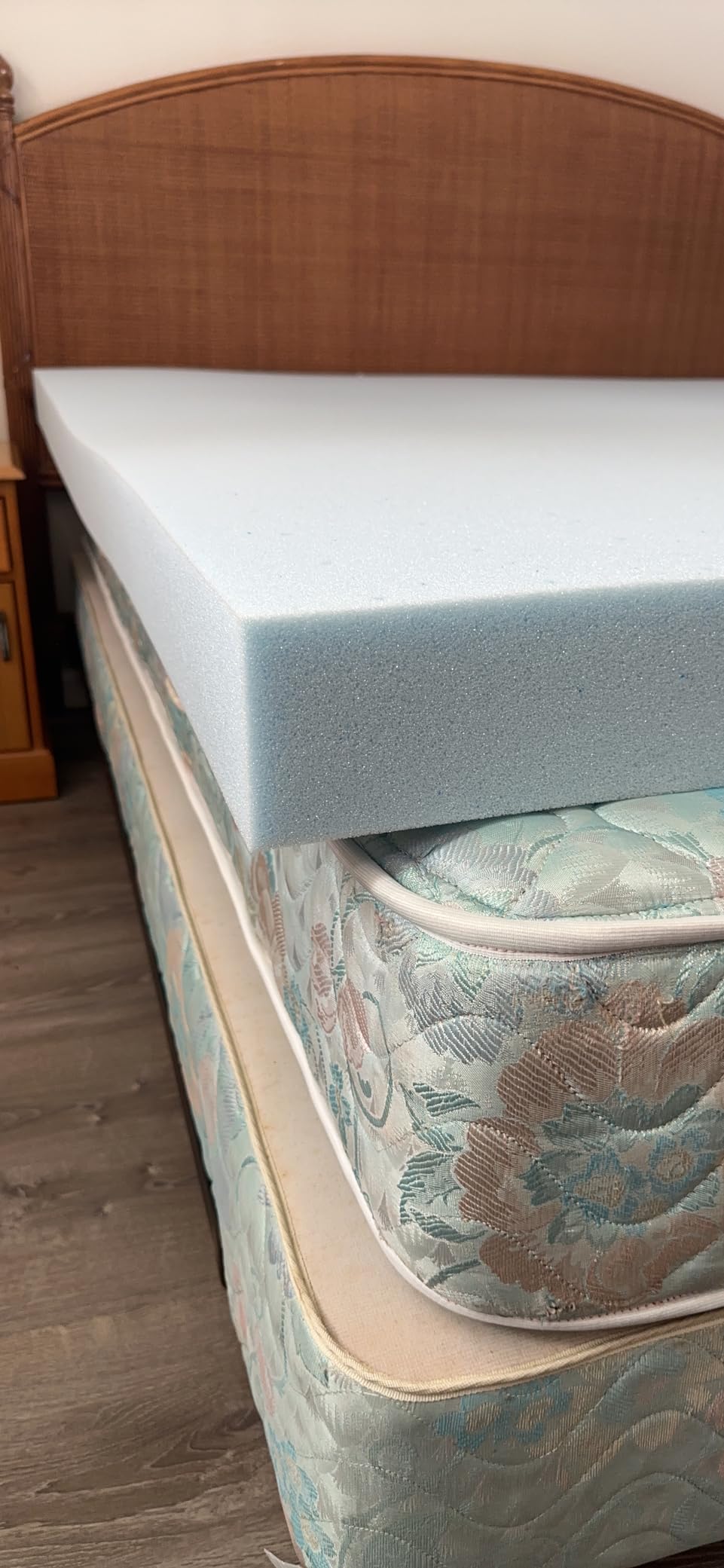 Best Price Mattress 3 Inch Ventilated Memory Foam Mattress Topper, Cooling Gel Infusion, CertiPUR-US Certified, Dorm Essentials, Queen customer photo 2