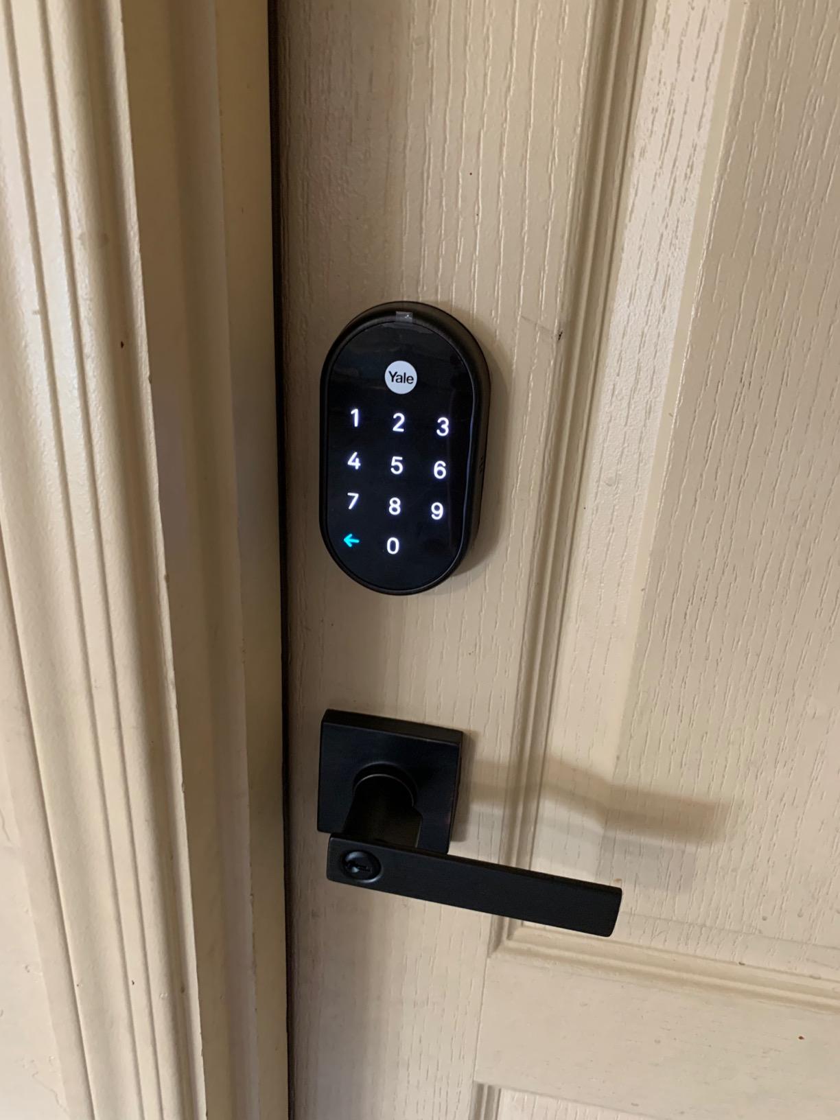 Google Nest x Yale Lock - Tamper-Proof Smart Lock for Keyless Entry - Keypad Deadbolt Lock for Front Door - Oil Rubbed Bronze customer photo 1