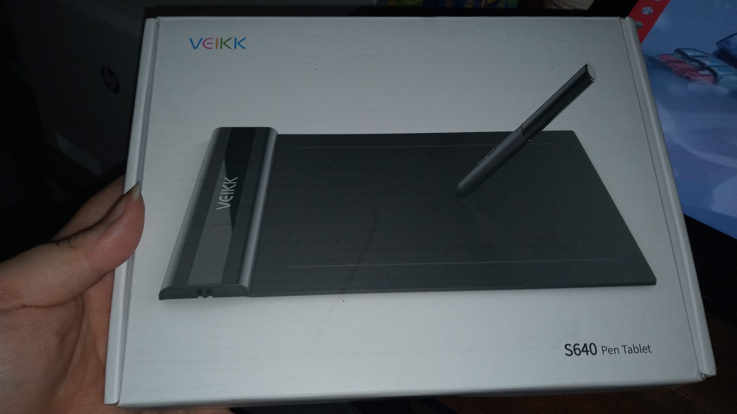 VEIKK S640 Graphics Drawing Tablet 6x4 Inch Portable OSU Tablet with 8192 Levels Battery-free Stylus Pen for Digital Art & Animation, compatible with PC/Mac/Linux/Windows customer photo 1