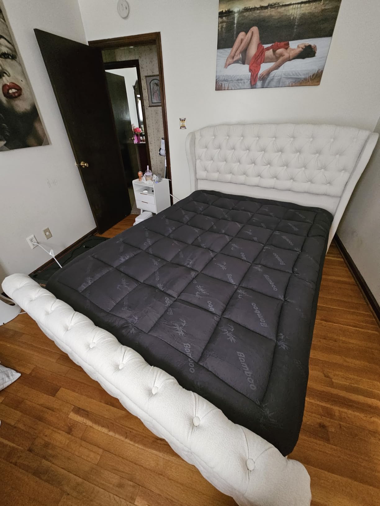 Niagara Sleep Solution Ultra Soft & Cooling Mattress Topper - Queen Size | Rayon Derived from Bamboo, Pillow Top Mattress Pad customer photo 1