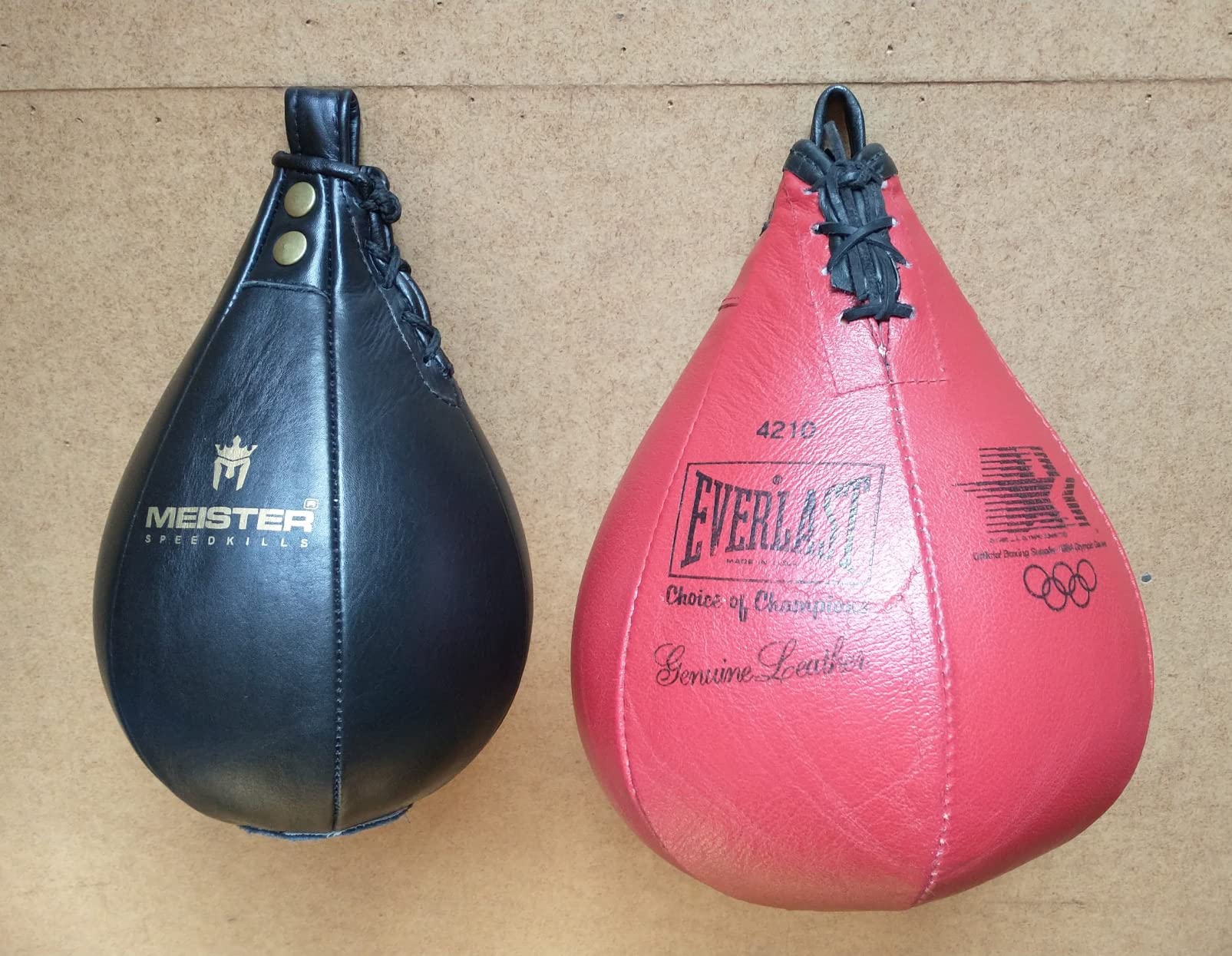 Meister SpeedKills Leather Speed Bag with Lightweight Latex Bladder | Hand-stitched customer photo 2