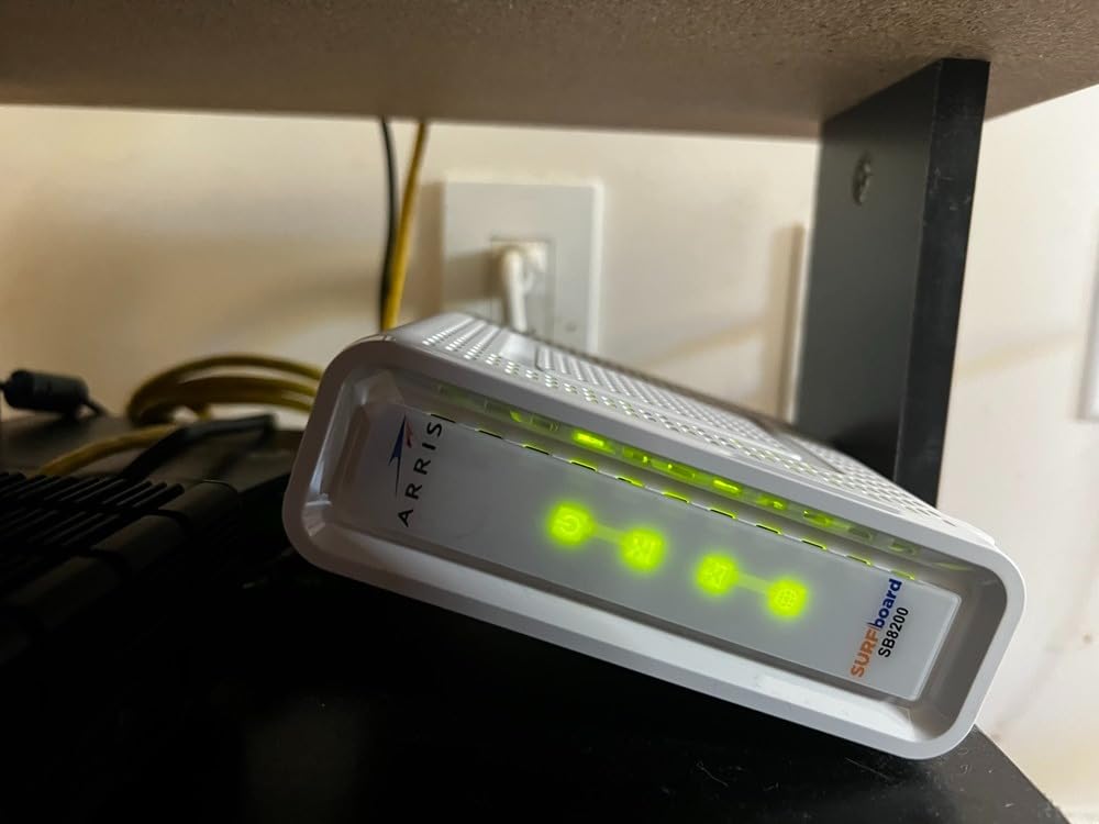 ARRIS SURFboard SB8200 DOCSIS 3.1 Multi‑Gig Cable Modem | 2 -1Gbps Ethernet Ports | Works with Xfinity, Cox, Spectrum | For Cable Internet Plans up to 2Gbps | Modem Only, Router Required customer photo 1