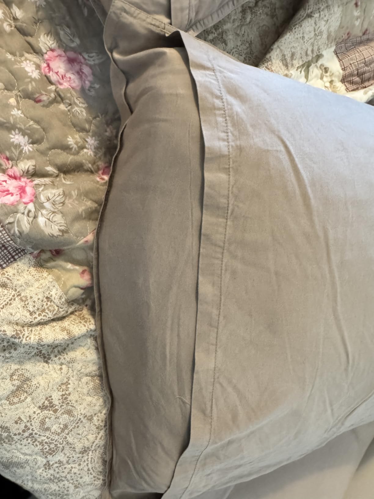 Pure Bamboo King Sheets, Genuine 100% Organic Viscose Derived from Bamboo Bed Sheet Set, Luxuriously Soft & Cooling, Double Stitching, 2 Year Quality Promise (King, Ivory) customer photo 2