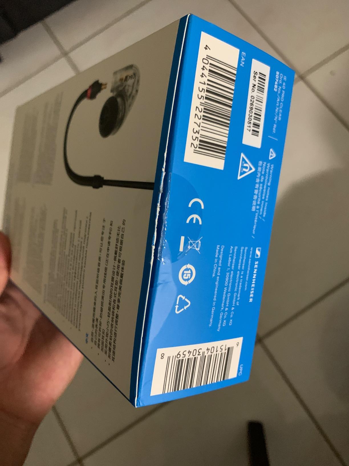 SENNHEISER IE 40 PRO, Molded In-Ear Dynamic Monitors (Black) customer photo 1