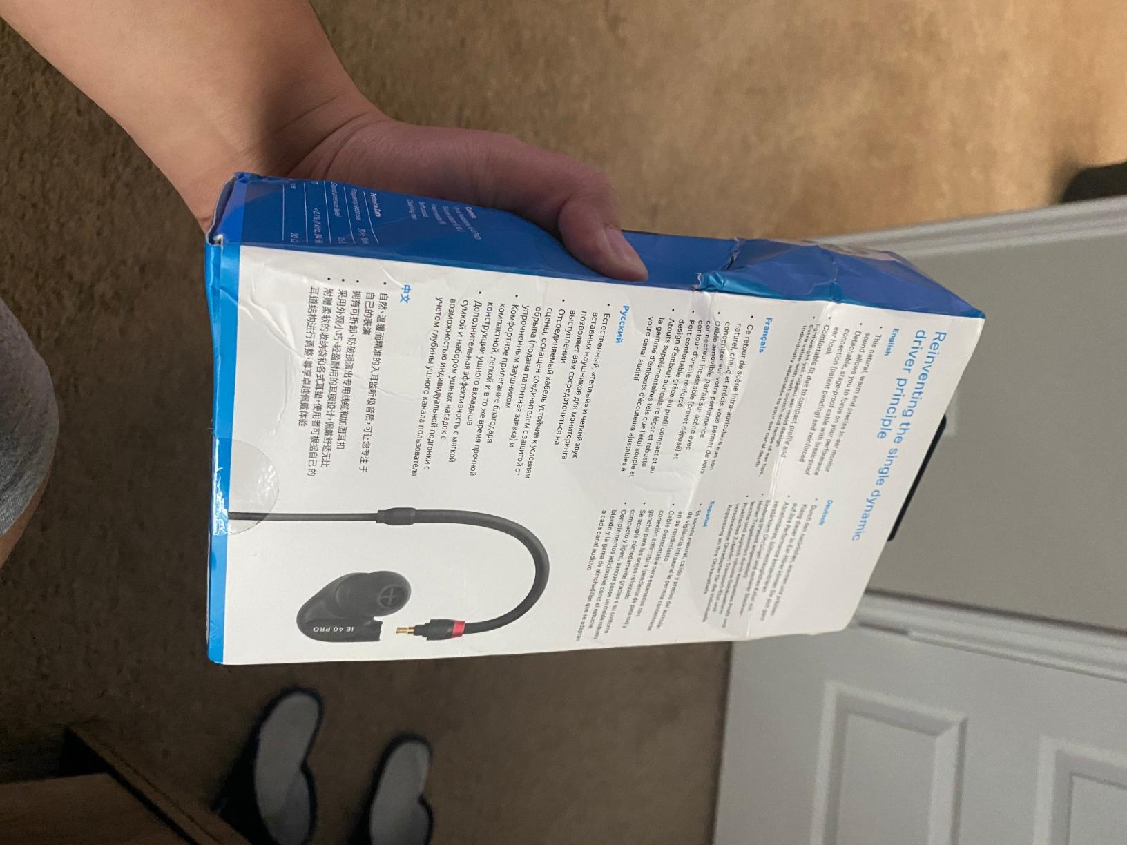 SENNHEISER IE 40 PRO, Molded In-Ear Dynamic Monitors (Black) customer photo 2