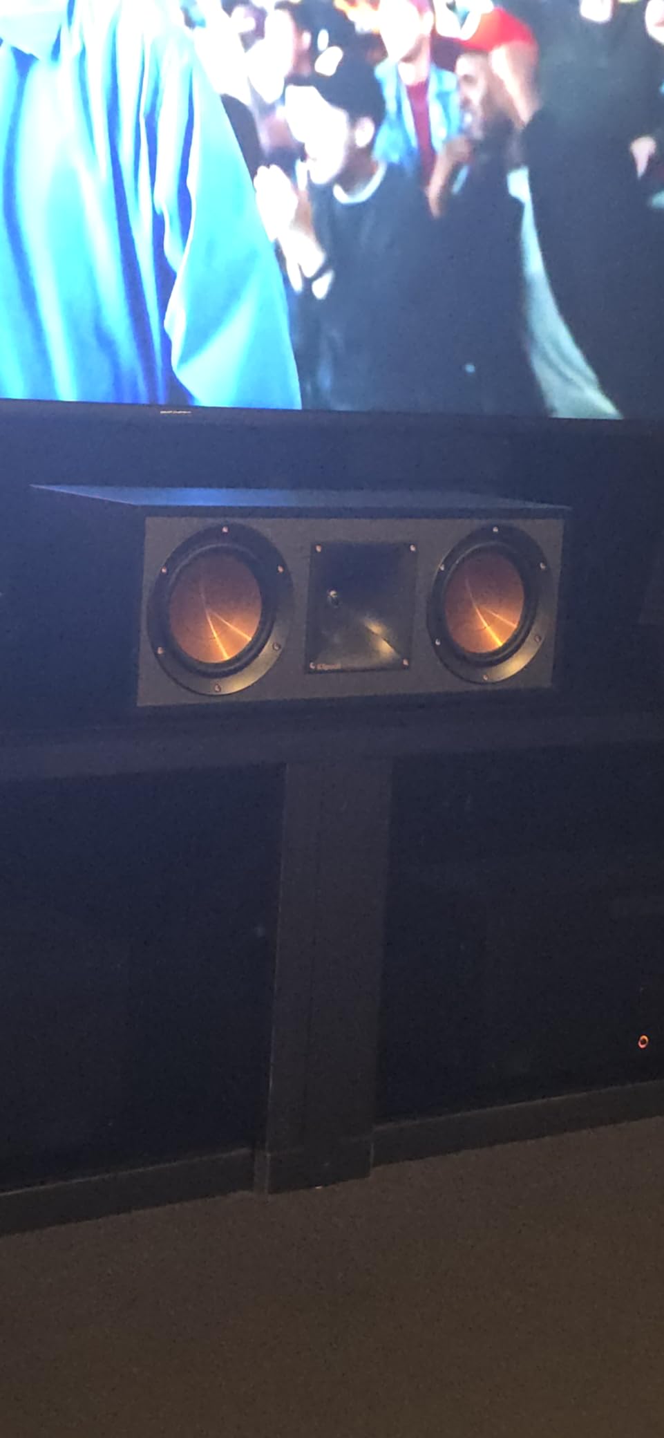 Klipsch R-52C Powerful Detailed Center Channel Home Speaker - Black customer photo 2