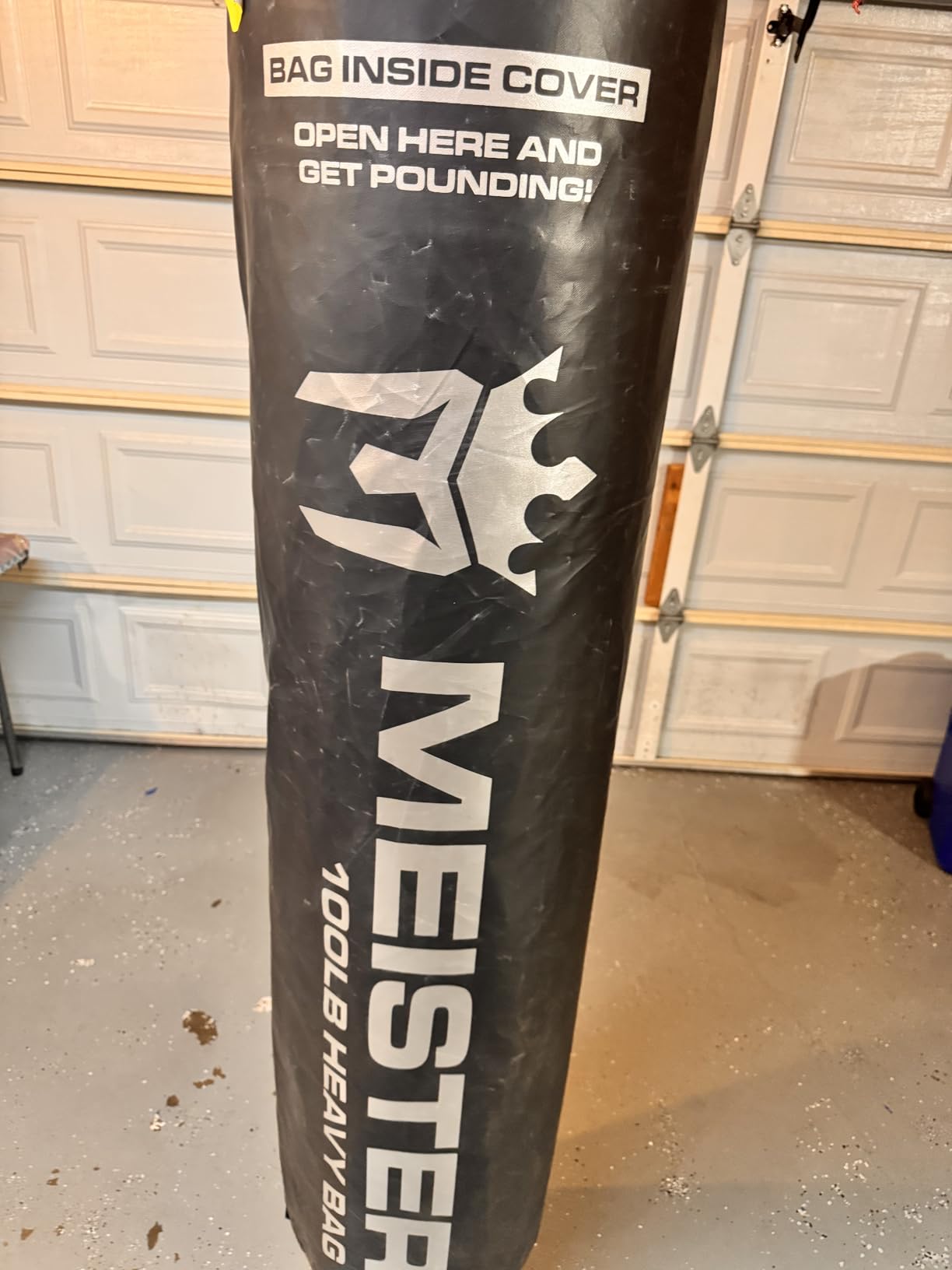 Meister 100lb Filled Heavy Bag for Boxing, MMA & Muay Thai | Professional 60