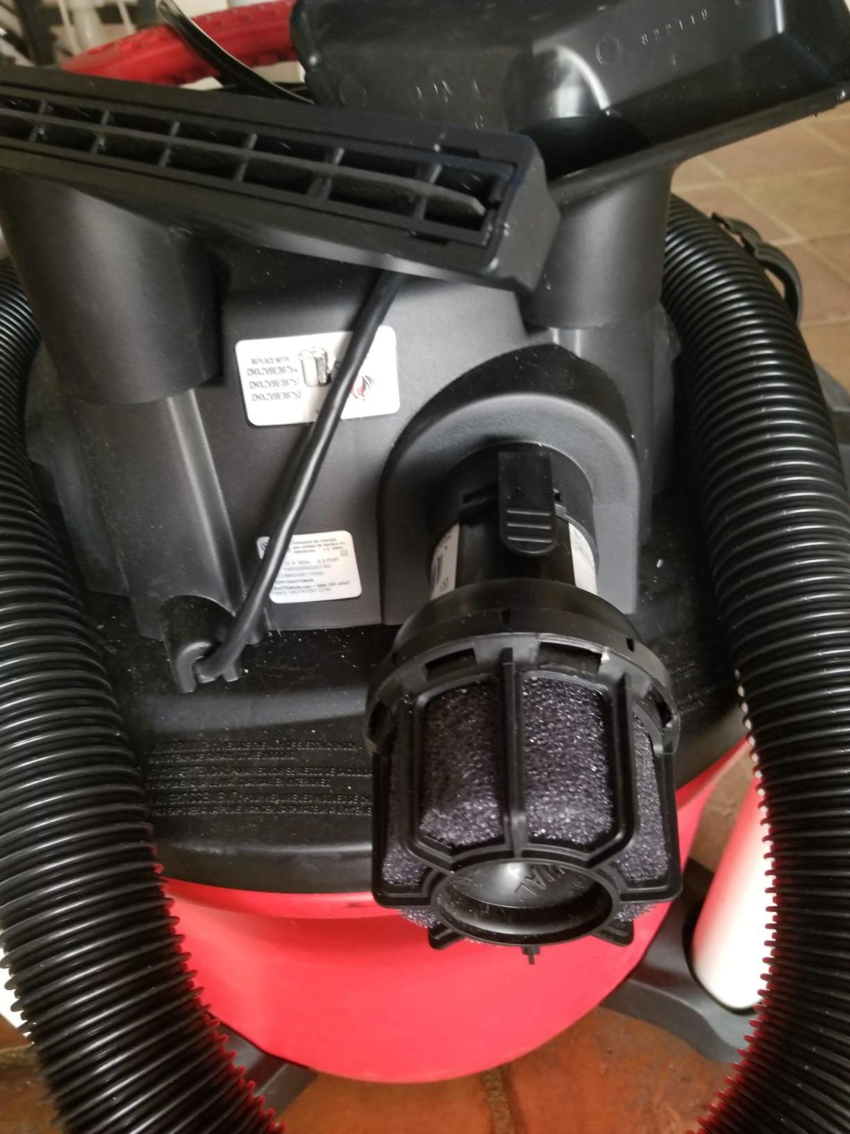 Craftsman CMXEVBE17595 16 Gallon 6.5 Peak HP Wet Dry Shop Vacuum | Heavy-Duty Wet and Dry Vac with Filter, Dust Bag, Hose and Attachments for Home Projects & Renovations customer photo 2