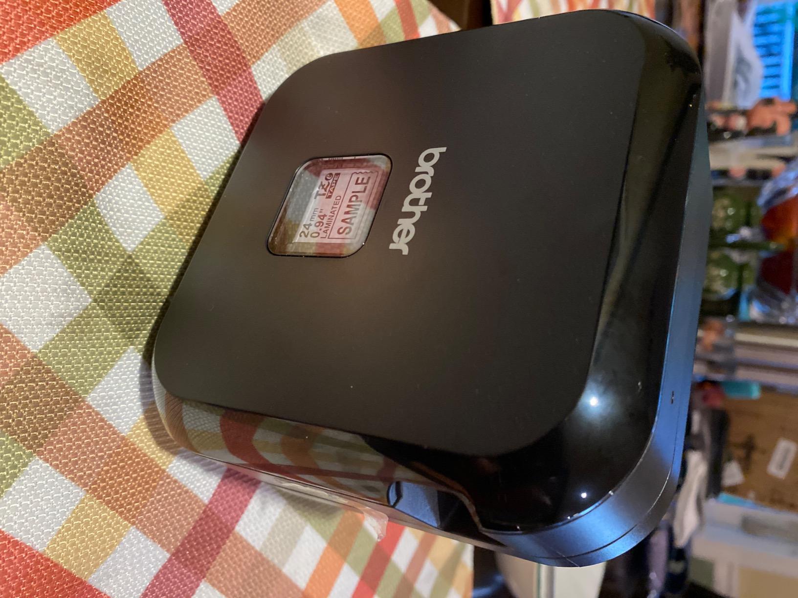 Brother P-touch CUBE Plus Bluetooth Label Maker (PT-P710BT), Black | Bluetooth connectivity customer photo 2