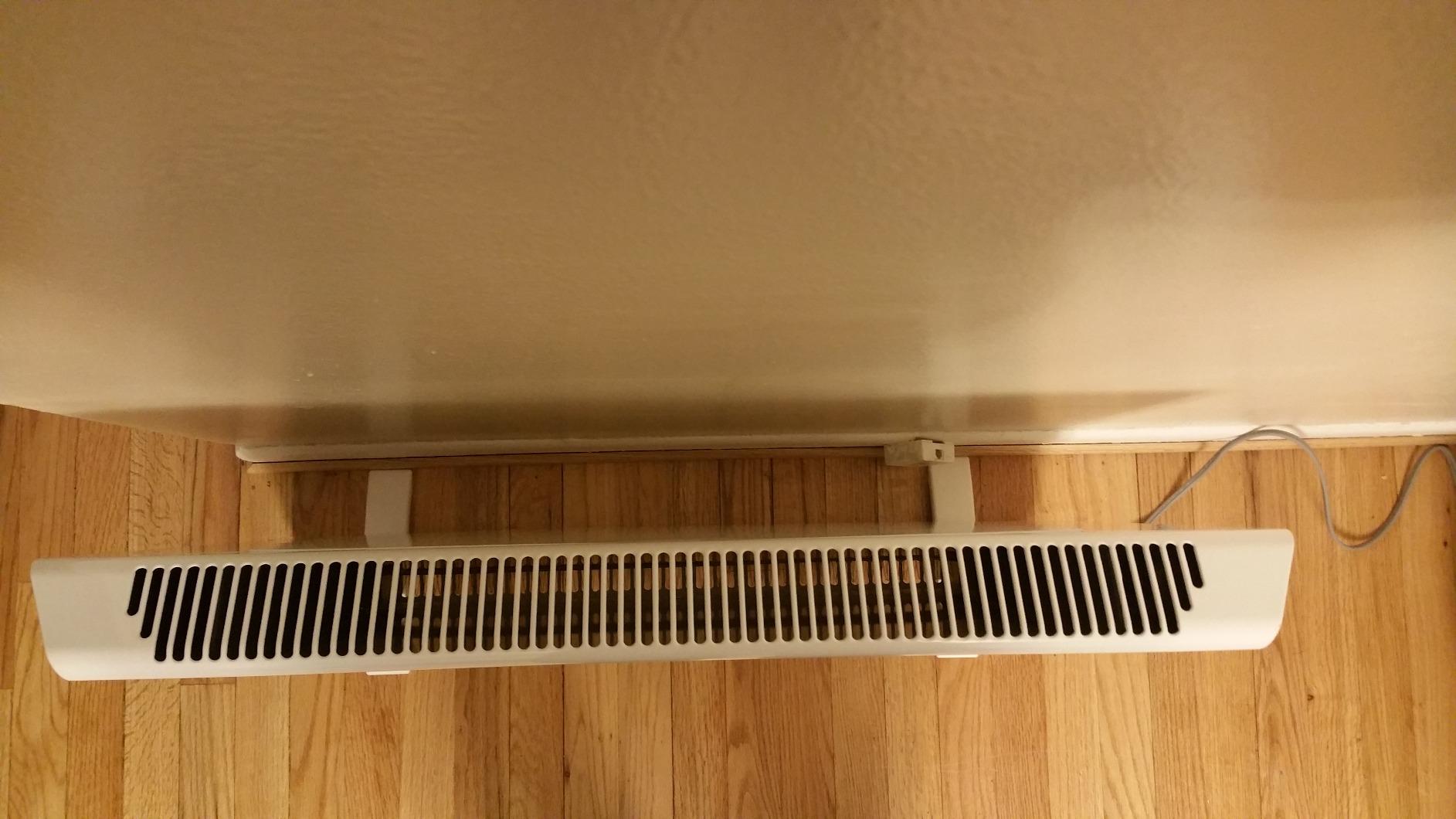 DeLonghi Convection Panel Heater, Full Room Quiet 1500W, portable electric heater is freestanding/easily wall mounted. Energy Saving, quick heat distribution, timer, asphalt gray, HCX9115E customer photo 2