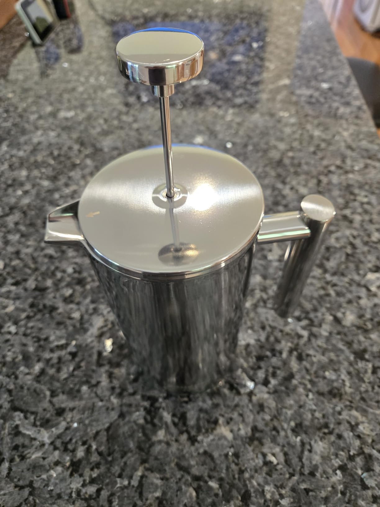 MuellerLiving French Press Coffee Maker 34oz, Stainless Steel French Press Coffee, 4 Filter Heat Resistant Double Insulated, Rust-Free, Food Grade, Dishwasher Safe Coffee Pot customer photo 1