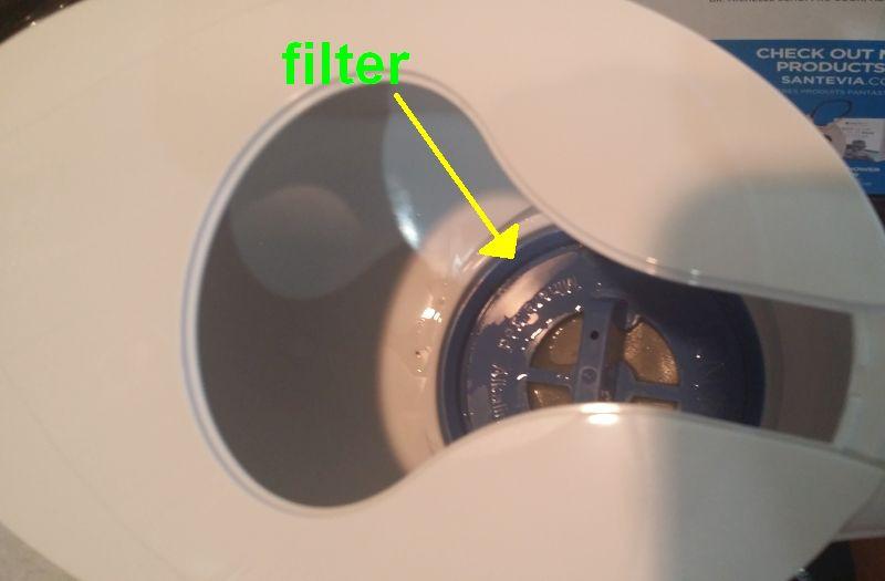 Santevia MINA Alkaline Water Filter Pitcher | 9-Cup at Water Filter System That Adds Minerals and Makes Alkaline Water | Fluoride, Chlorine and Lead Water Filter | American Filtration Media customer photo 1