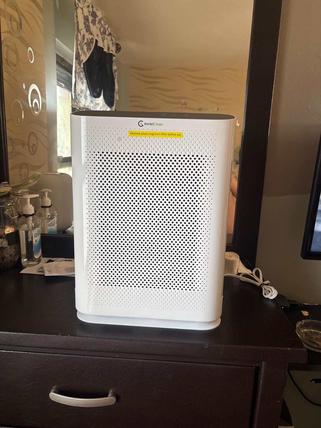 Air Purifier for Home Allergies & Pets | 4-in-1 H13 True HEPA Filter/Ionizer/Carbon + UV Light | Portable Air Purifiers for Large Room & Bedroom Odor Elimination - InvisiClean Aura II customer photo 2