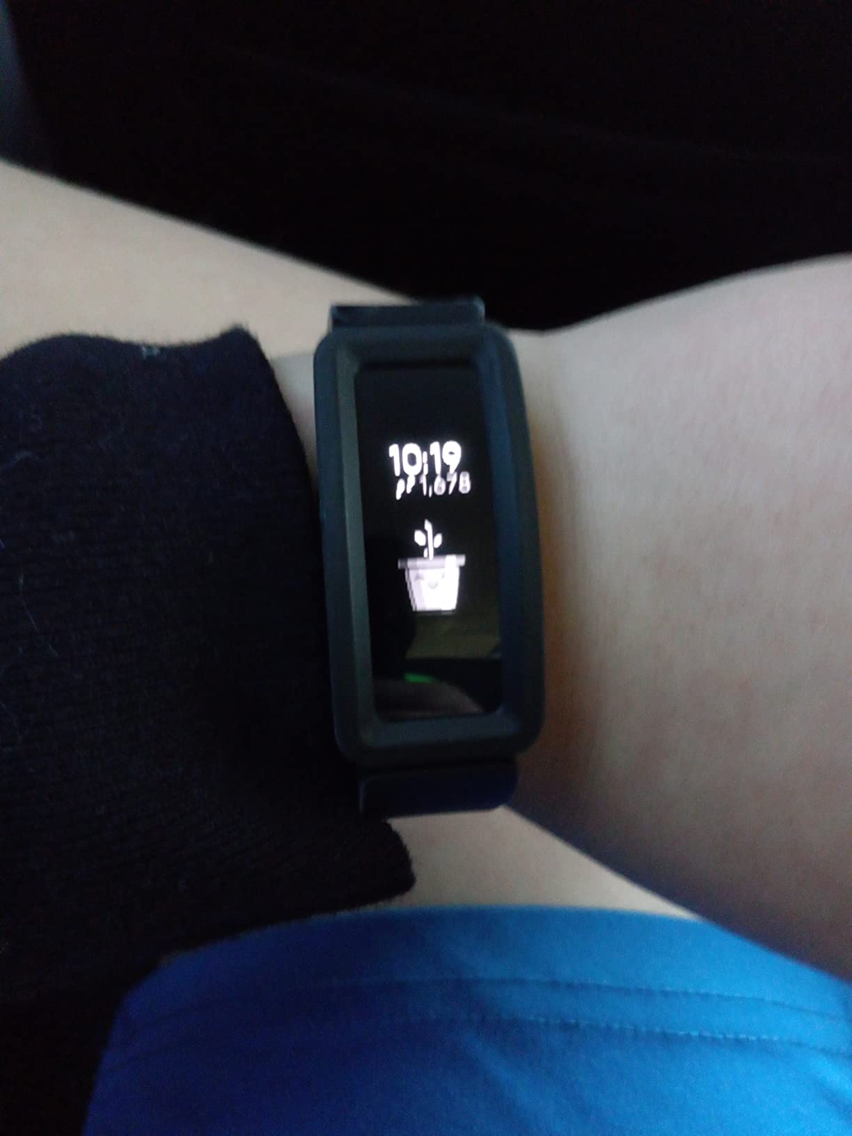 Fitbit Ace 2 Activity Tracker for Kids, 1 Count, Night Sky + Neon Yellow customer photo 2