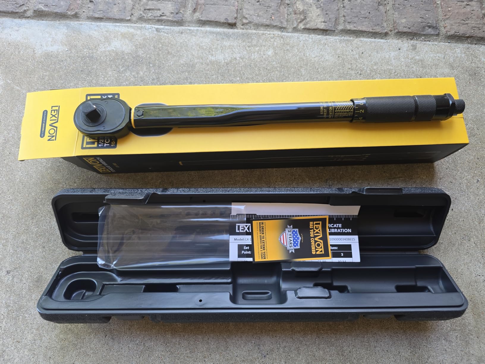 LEXIVON Torque Wrench 1/2-Inch Drive Click 10~150 Ft-Lb/13.6~203.5 Nm (LX-183) customer photo 2
