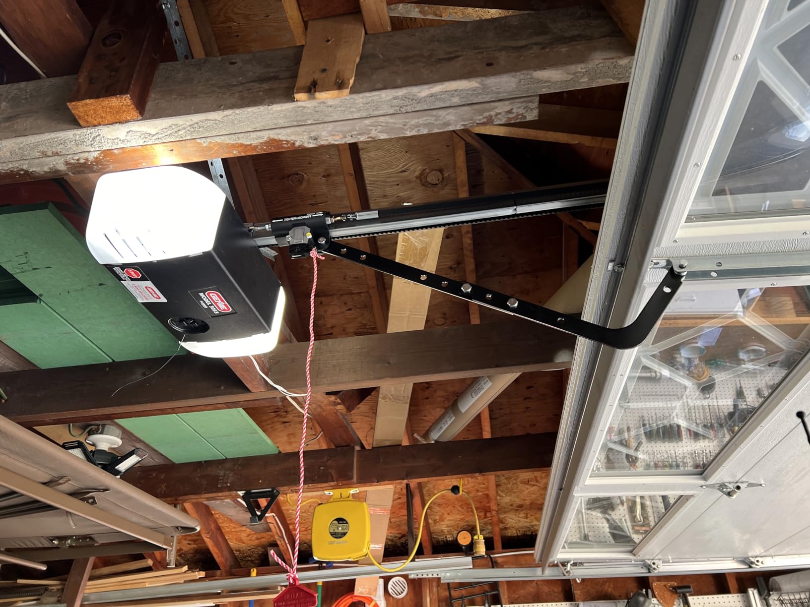 Genie QuietLift Connect - WiFi Smart Garage Door Opener with Added Wireless Keypad, ¾ HPC Smart Belt Drive - Compatible with Alexa and Google Assistant, Model 3053-TKV customer photo 2