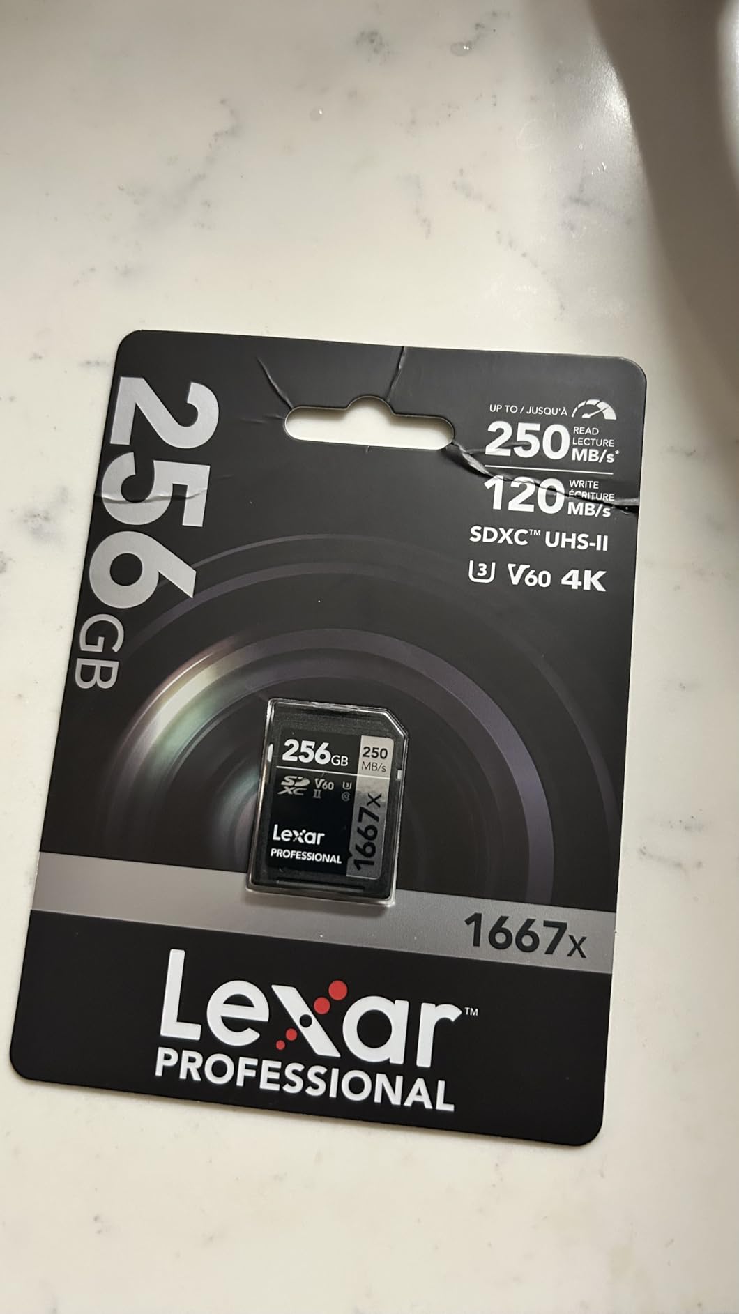Lexar 128GB Professional 1667x SD Card, UHS-II, C10, U3, V60, Full HD, 4K, Up To 250MB/s Read SDXC Memory Card, for Professional Photographer, Videographer, Enthusiast (LSD128CBNA1667) customer photo 2