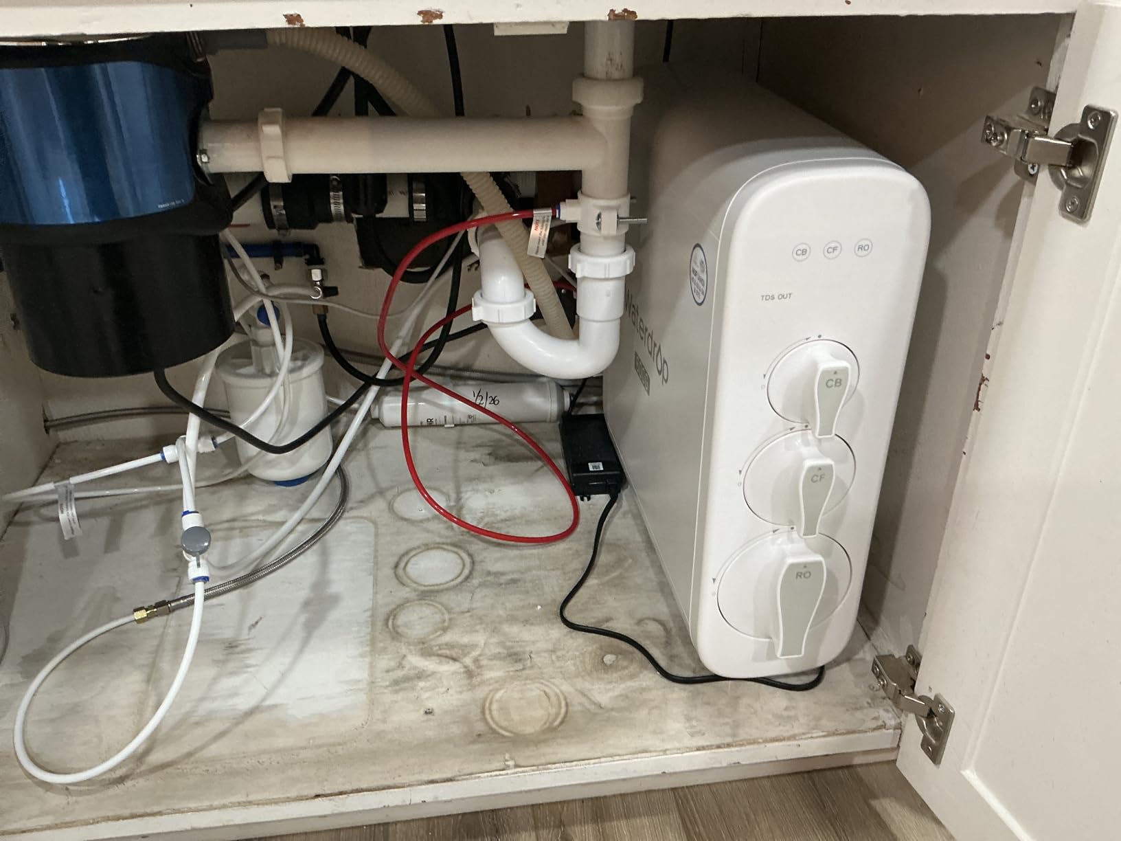 Waterdrop G3P600 Reverse Osmosis System, 600 GPD Tankless RO Water Filter customer photo 1