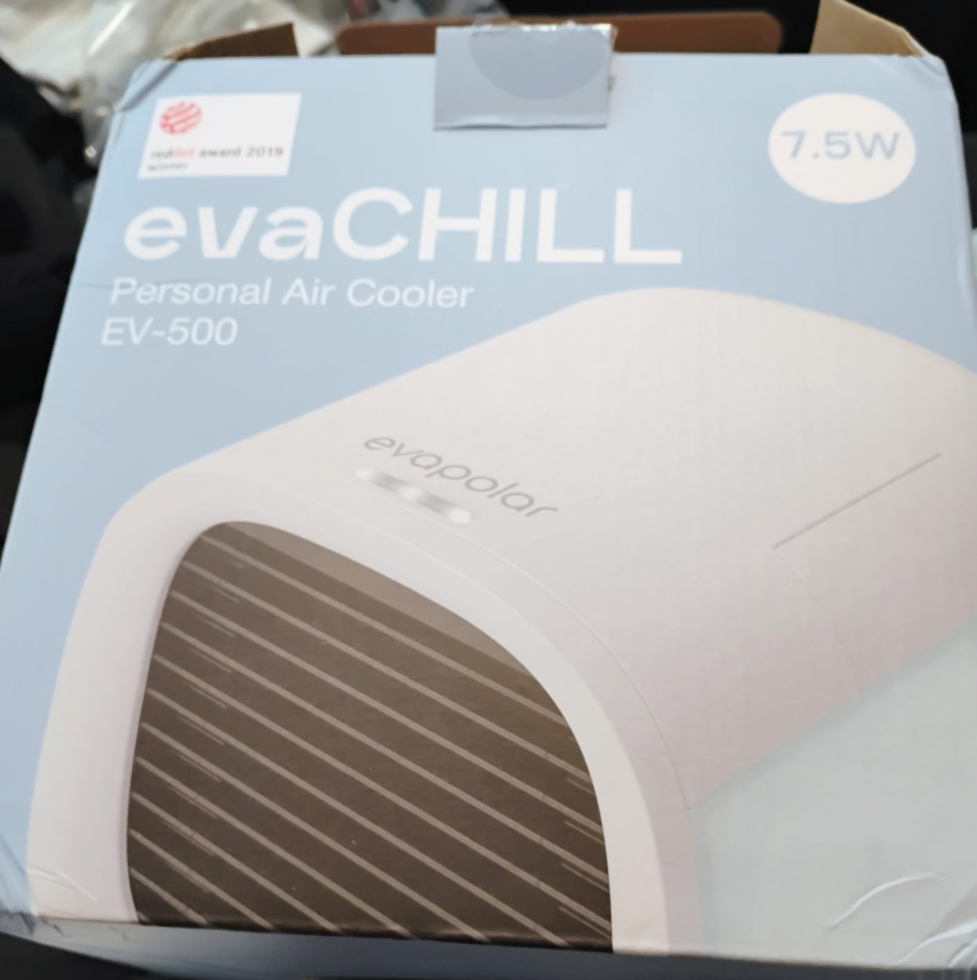 Evapolar evaCHILL Portable Air Conditioners - Portable AC Unit - Small Personal Evaporative Air Cooler & Fan for Desk, Office, Car, Camping, White customer photo 2
