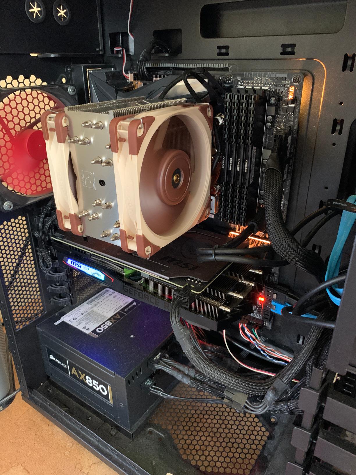 Noctua NH-U12A, Premium CPU Cooler with High-Performance Quiet NF-A12x25 PWM Fans (120mm, Brown) customer photo 2