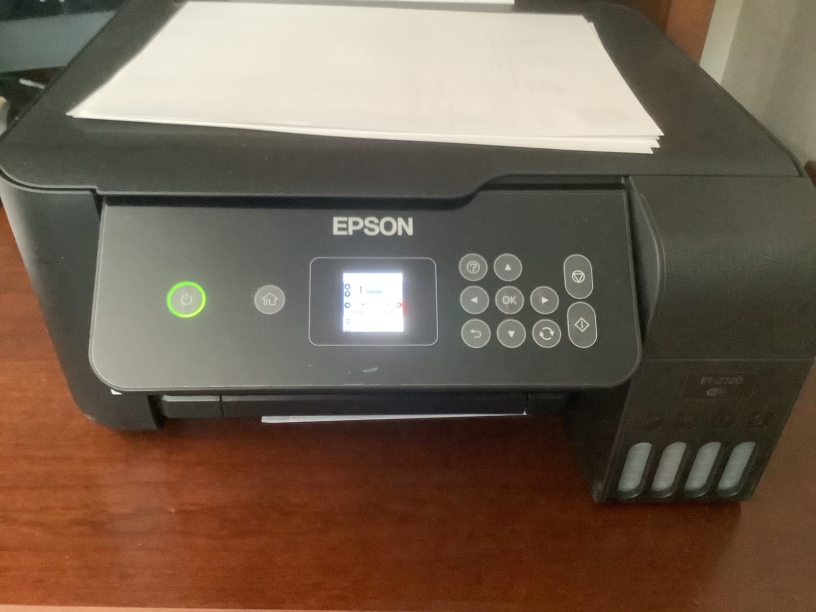 Epson EcoTank ET-2720 Wireless Color All-in-One Supertank Printer with Scanner and Copier - Black customer photo 1