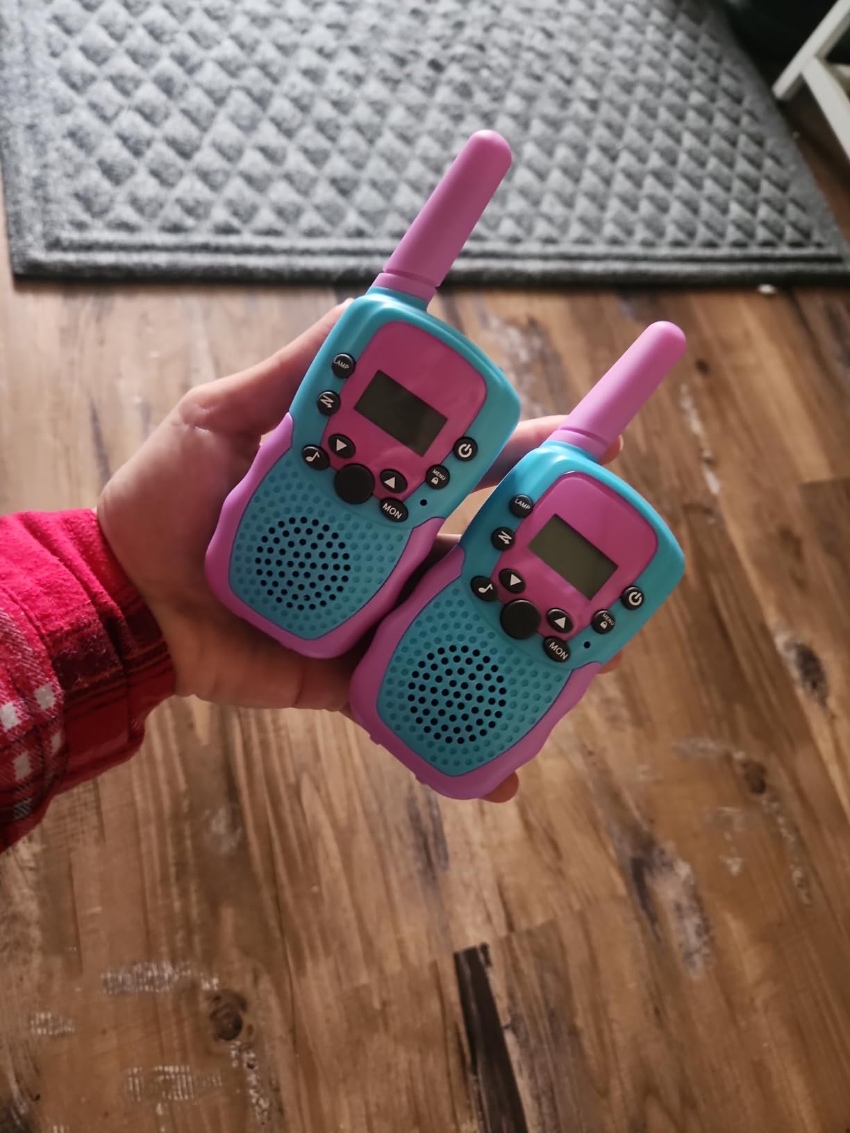Selieve Toys for 3-12 Year Old Boys Girls, Easter Basket Stuffers, Walkie Talkies for Kids 22 Channels 2 Way Radio Toy with Backlit LCD Flashlight, 3 Miles Range for Outside, Camping, Hiking customer photo 1