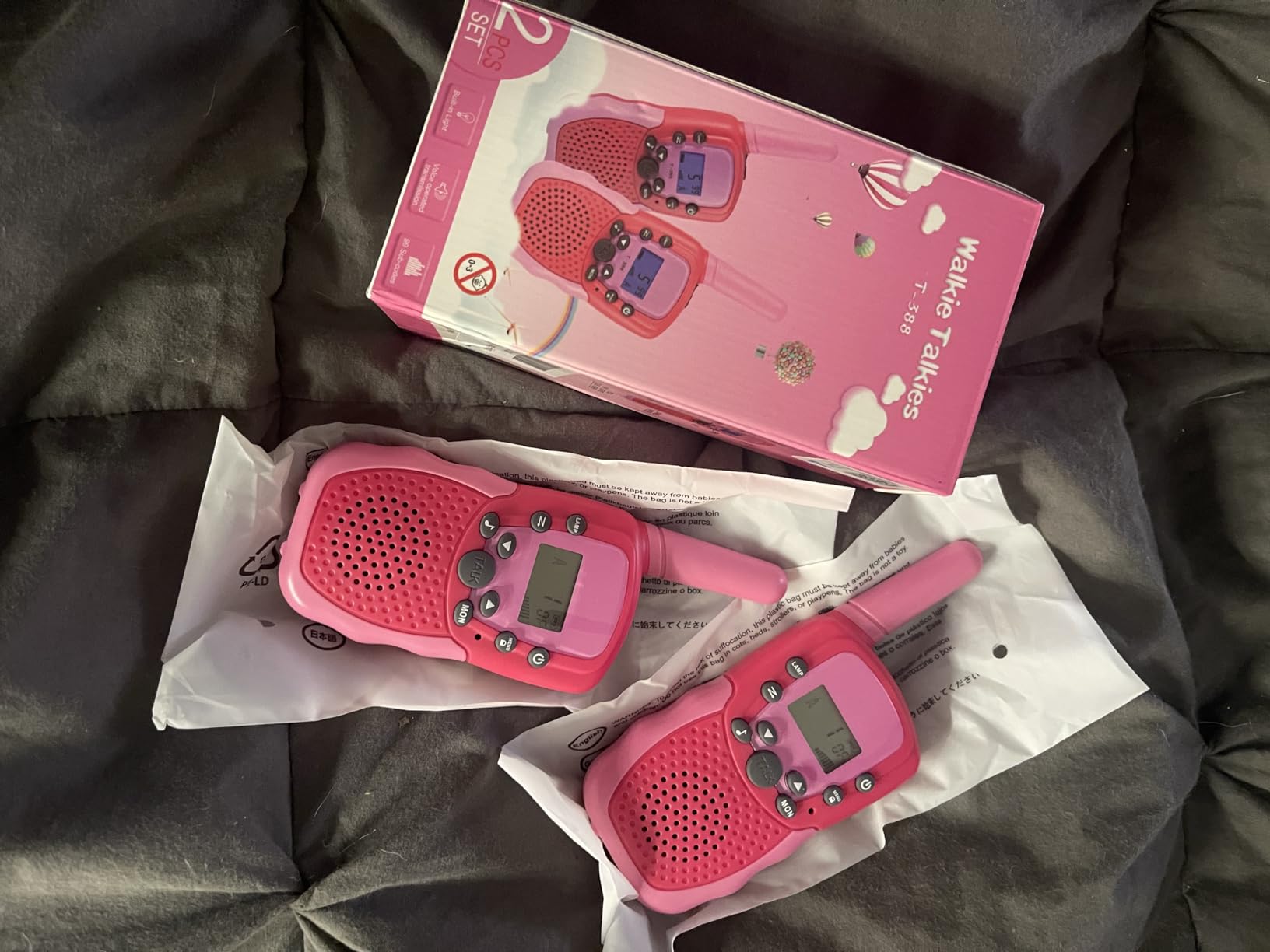 Selieve Toys for 3-12 Year Old Boys Girls, Easter Basket Stuffers, Walkie Talkies for Kids 22 Channels 2 Way Radio Toy with Backlit LCD Flashlight, 3 Miles Range for Outside, Camping, Hiking customer photo 2