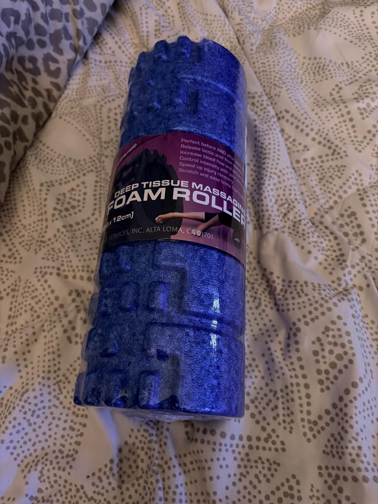 The Original Body Roller - High Density Foam Roller Massager for Deep Tissue Massage of The Back and Leg Muscles - Self Myofascial Release of Painful Trigger Point Muscle Adhesions - 13